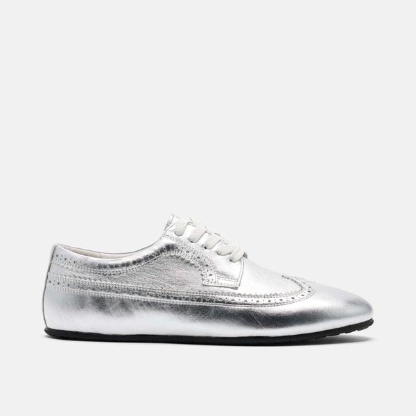 silver grey dress shoes Silver Sparkle Slip On Men's Shoes main image 1