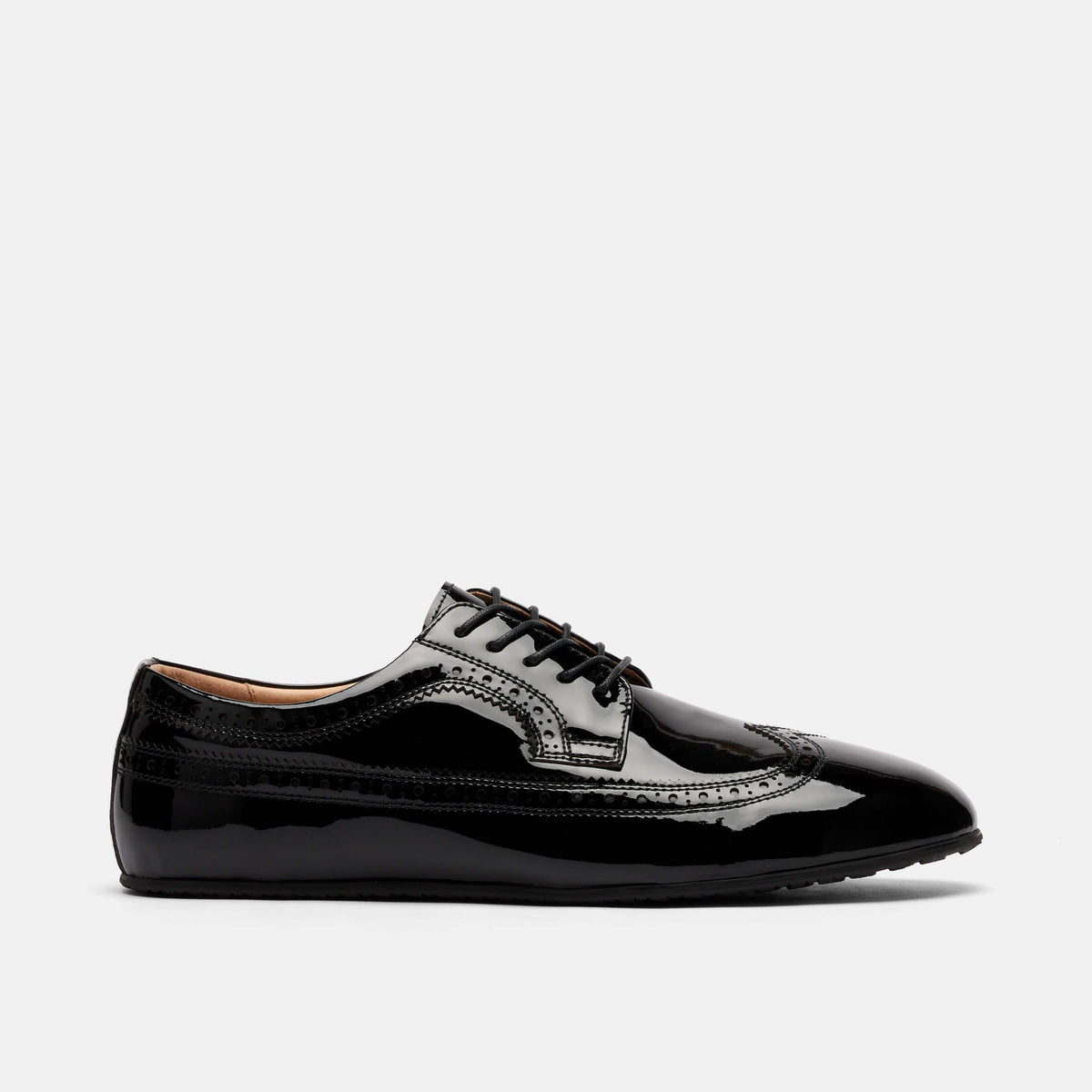 Alexander Patent Leather Ballerina Longwing Sneakers