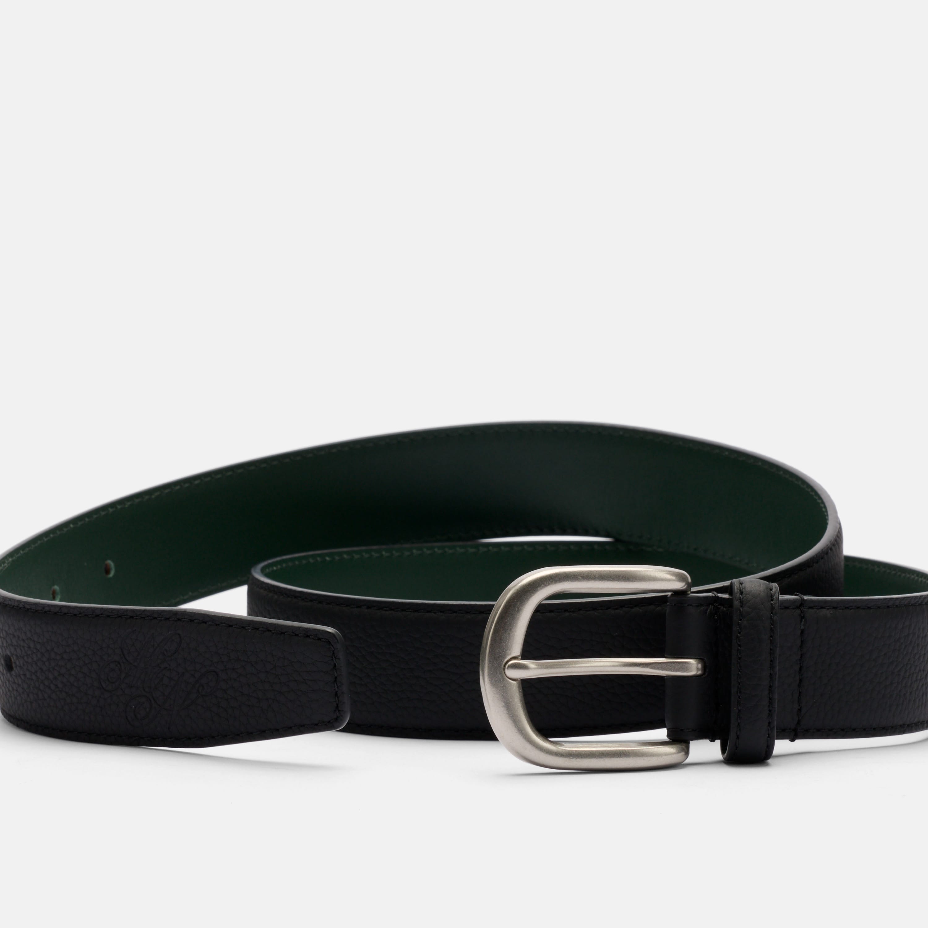 Marc Nolan Everyday Belt - Black Pebble Leather