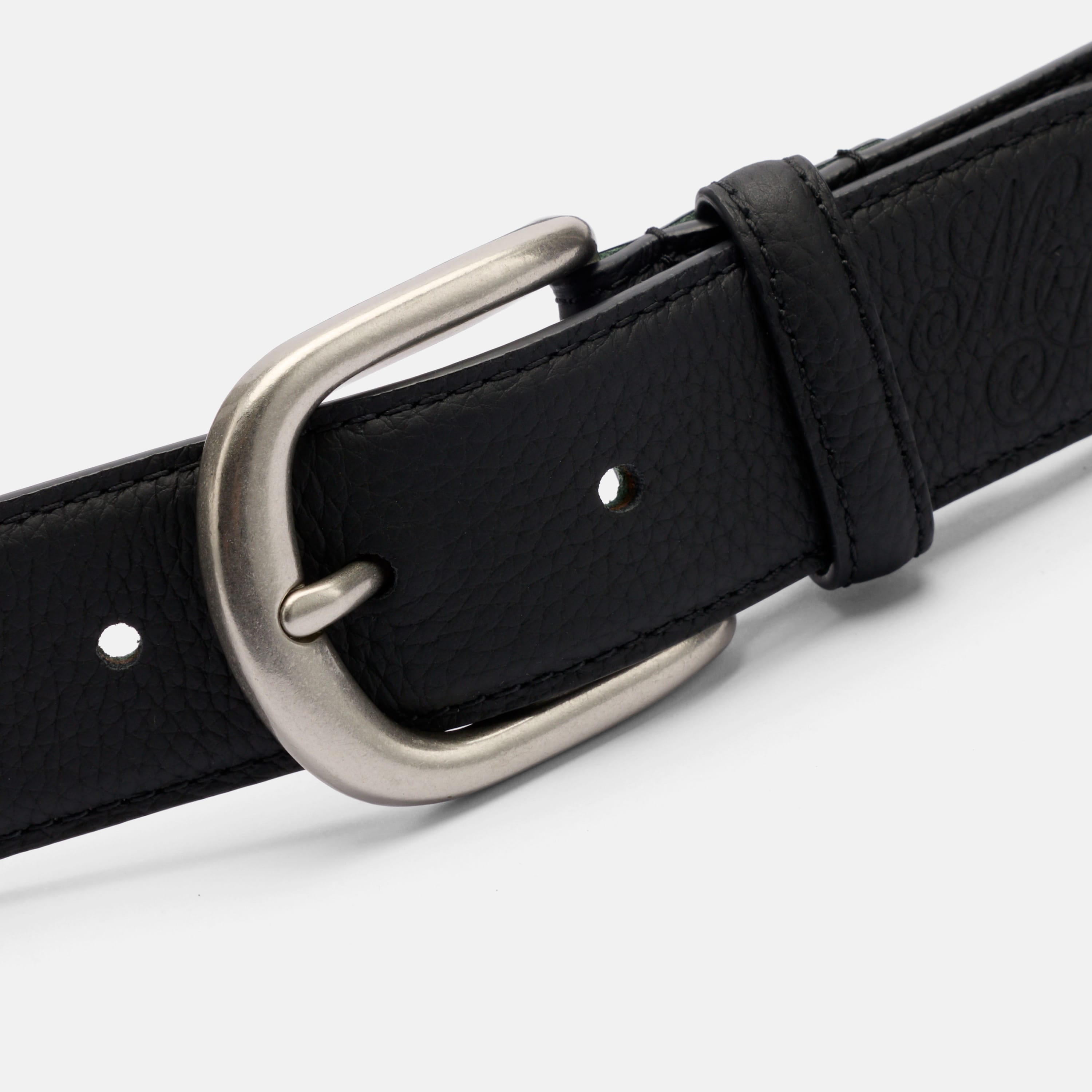 Marc Nolan Everyday Belt - Black Pebble Leather