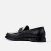 Boardwalk Black and White Horse-Bit Loafers