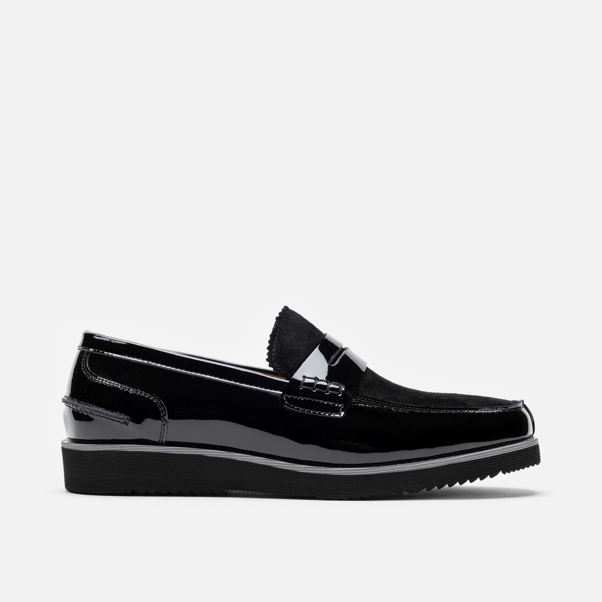 Abe Patent Leather Penny Loafers