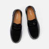 Abe Black Patent Leather Penny Loafers