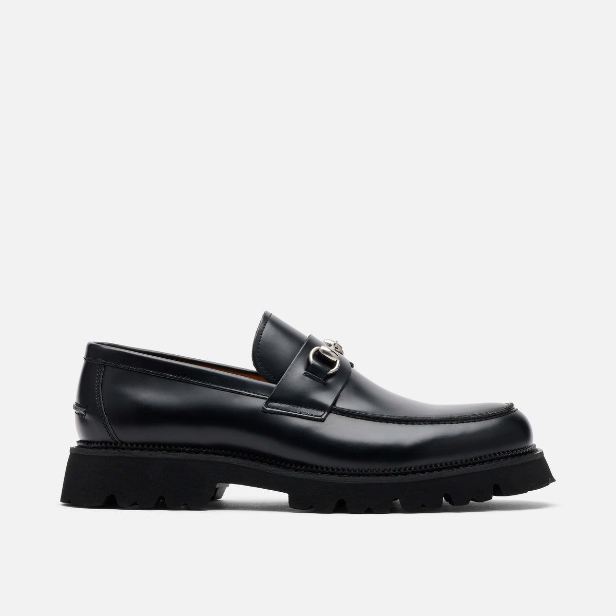 Blake Leather Lug Bit Loafers