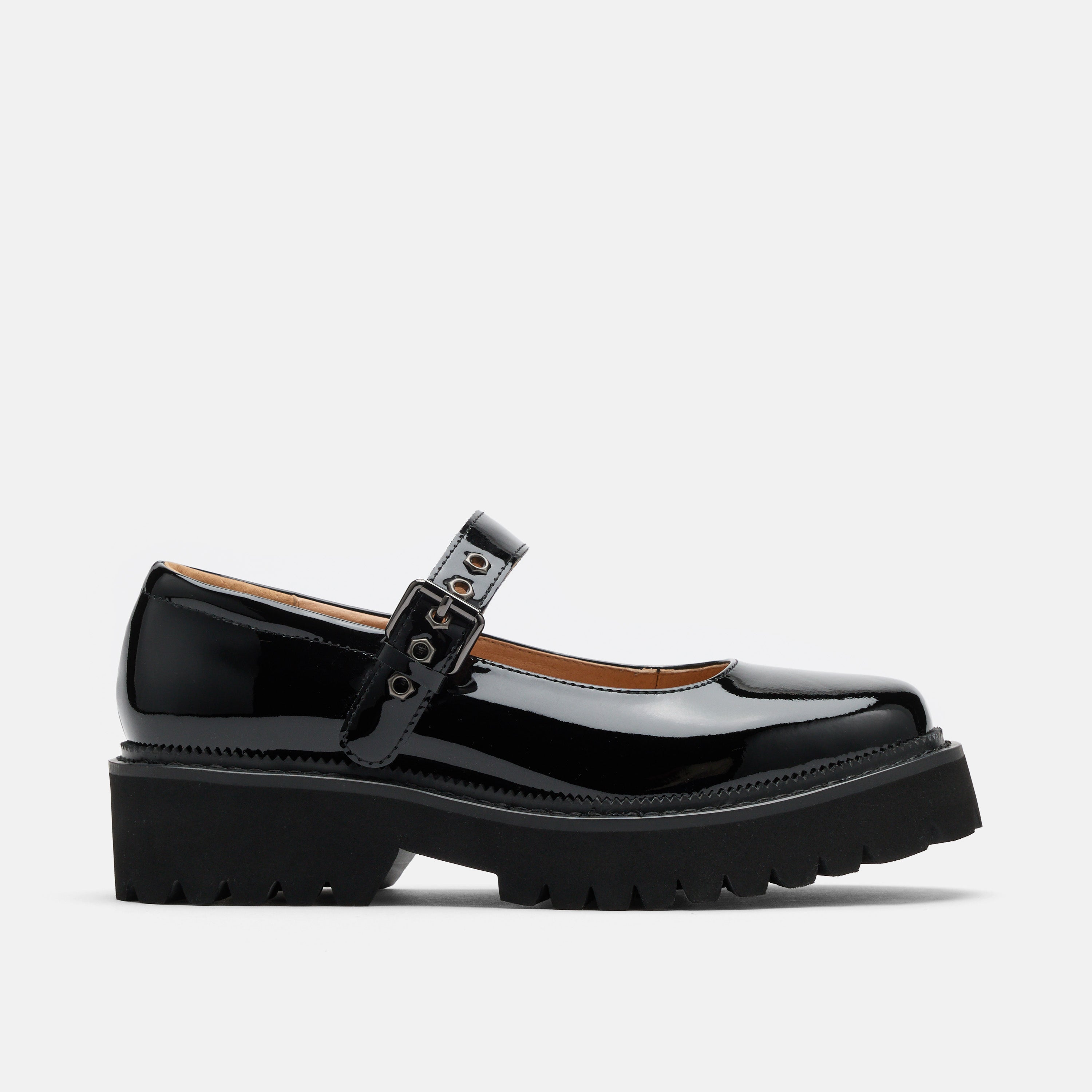 Lyla Black Patent Leather Mary Janes