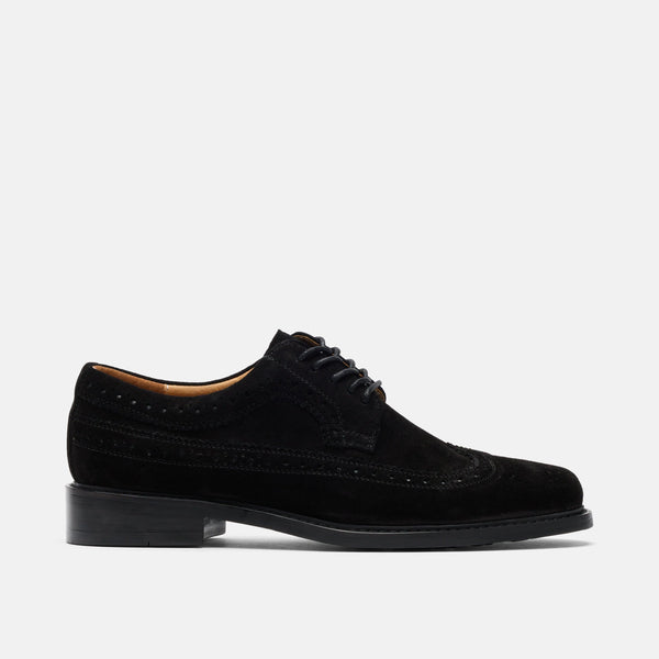 black dress shoes suede Alistair Longwings - Suede lightweight with the EVA Fern Color:FrenchNavy (Teal) Onex Erynn Black Dressy