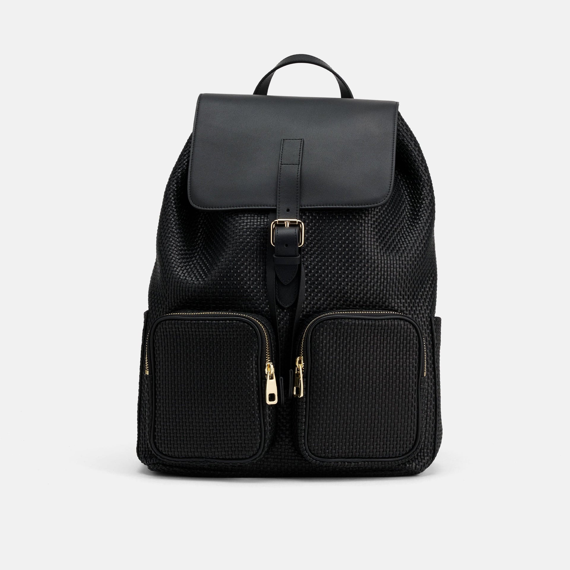 SOHO Woven Leather Backpack