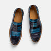Abe Blue Haze Leather Penny Loafers