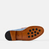 Abe Blue Skies Suede Penny Loafers