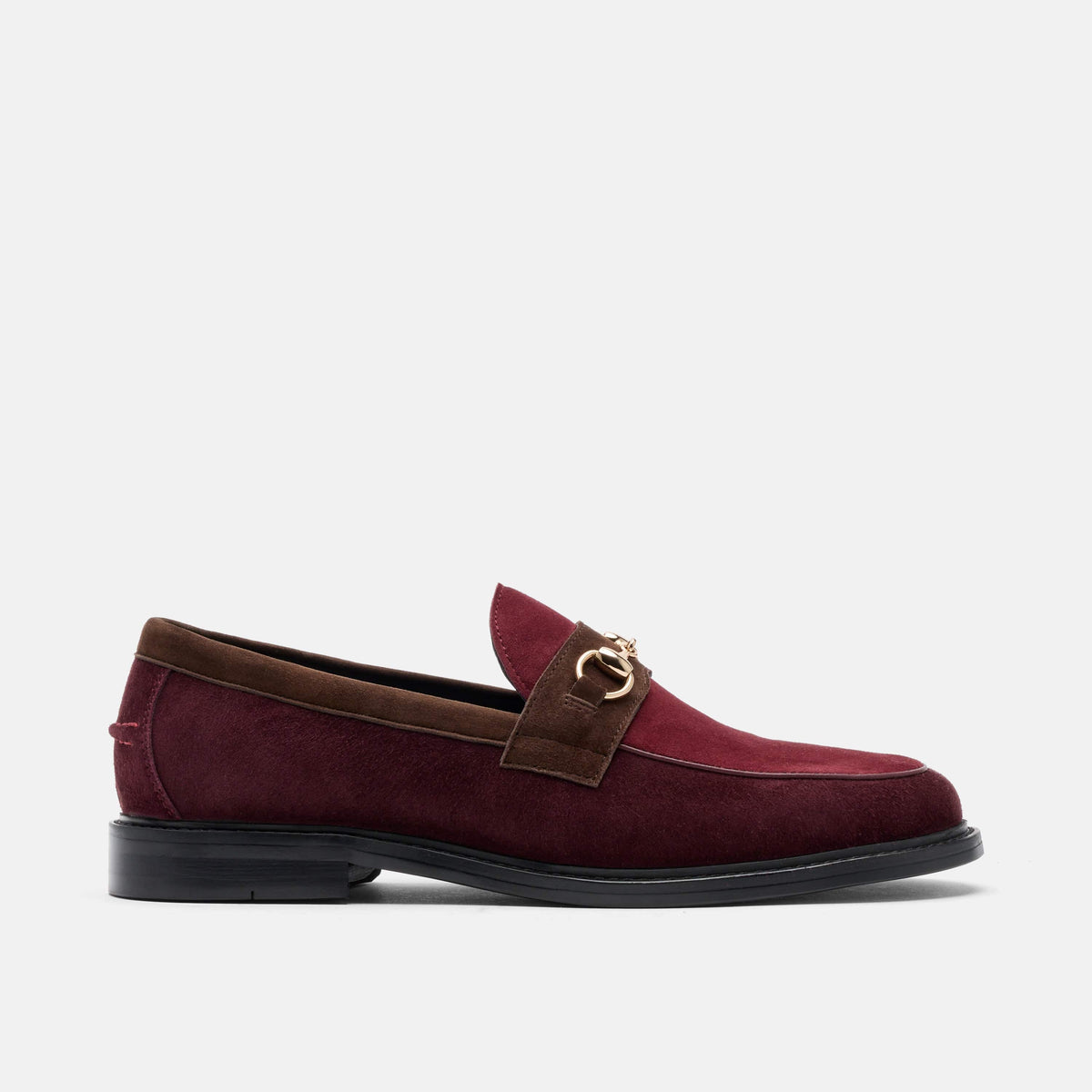Boardwalk Triple Suede Horse Bit Loafers