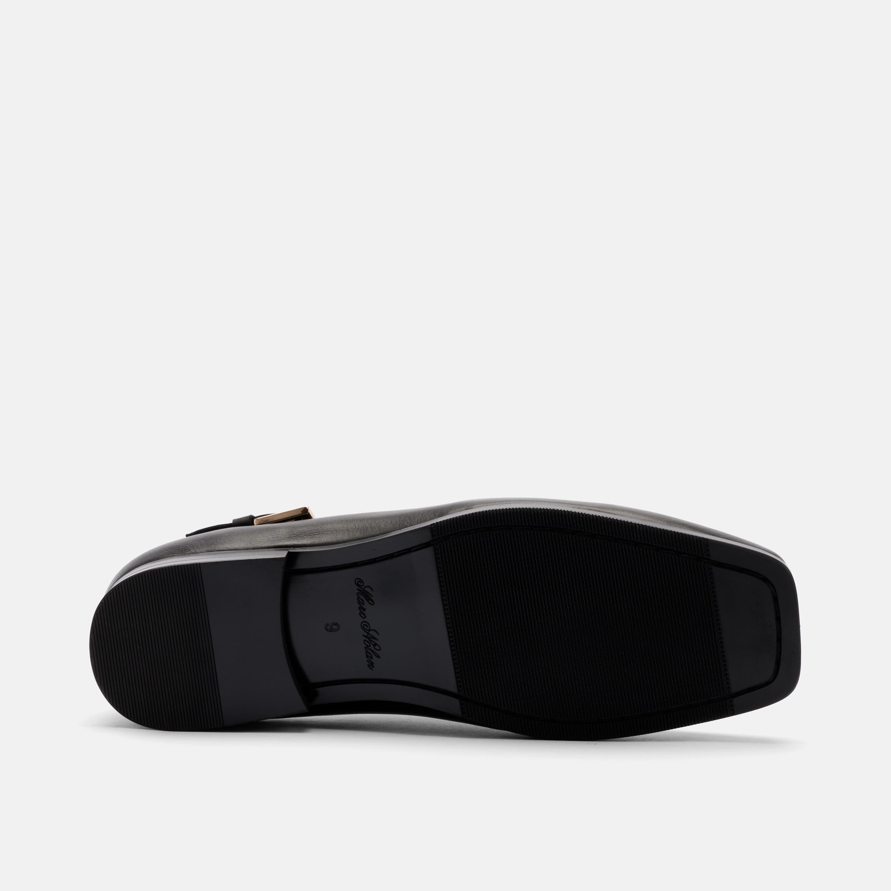 Bond Black Calf Leather Monk Strap Shoe
