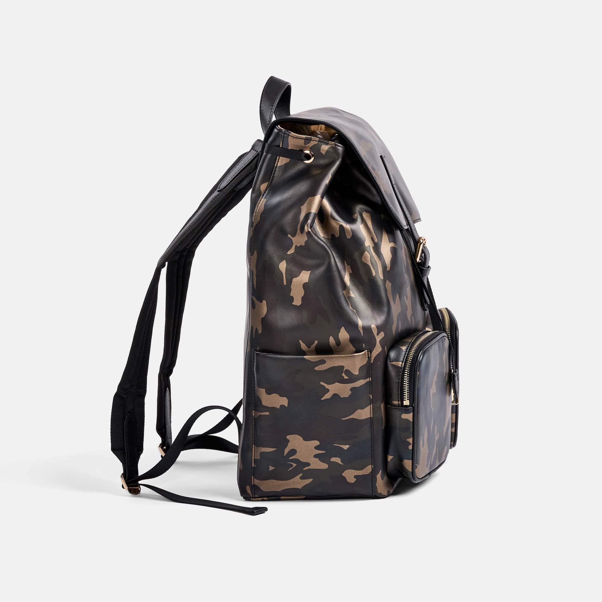 SOHO Camo Leather Backpack