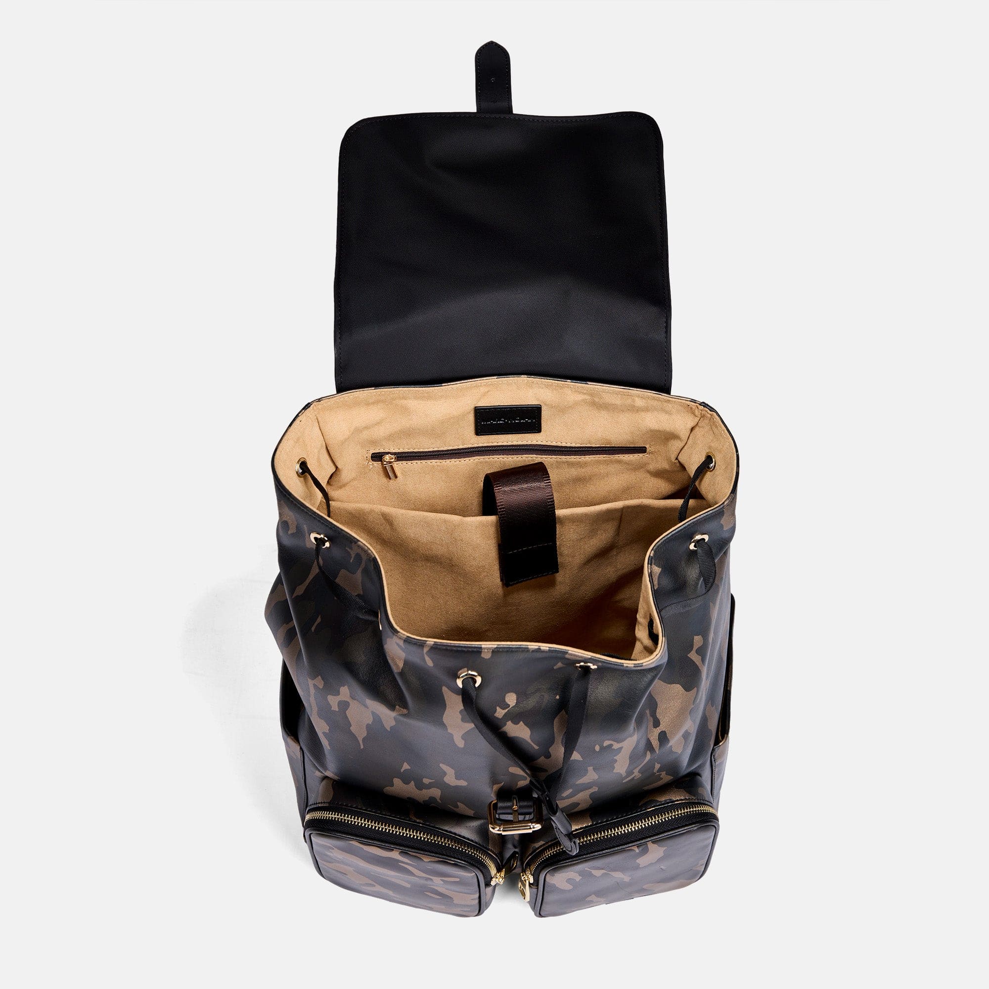 camo backpack monogram