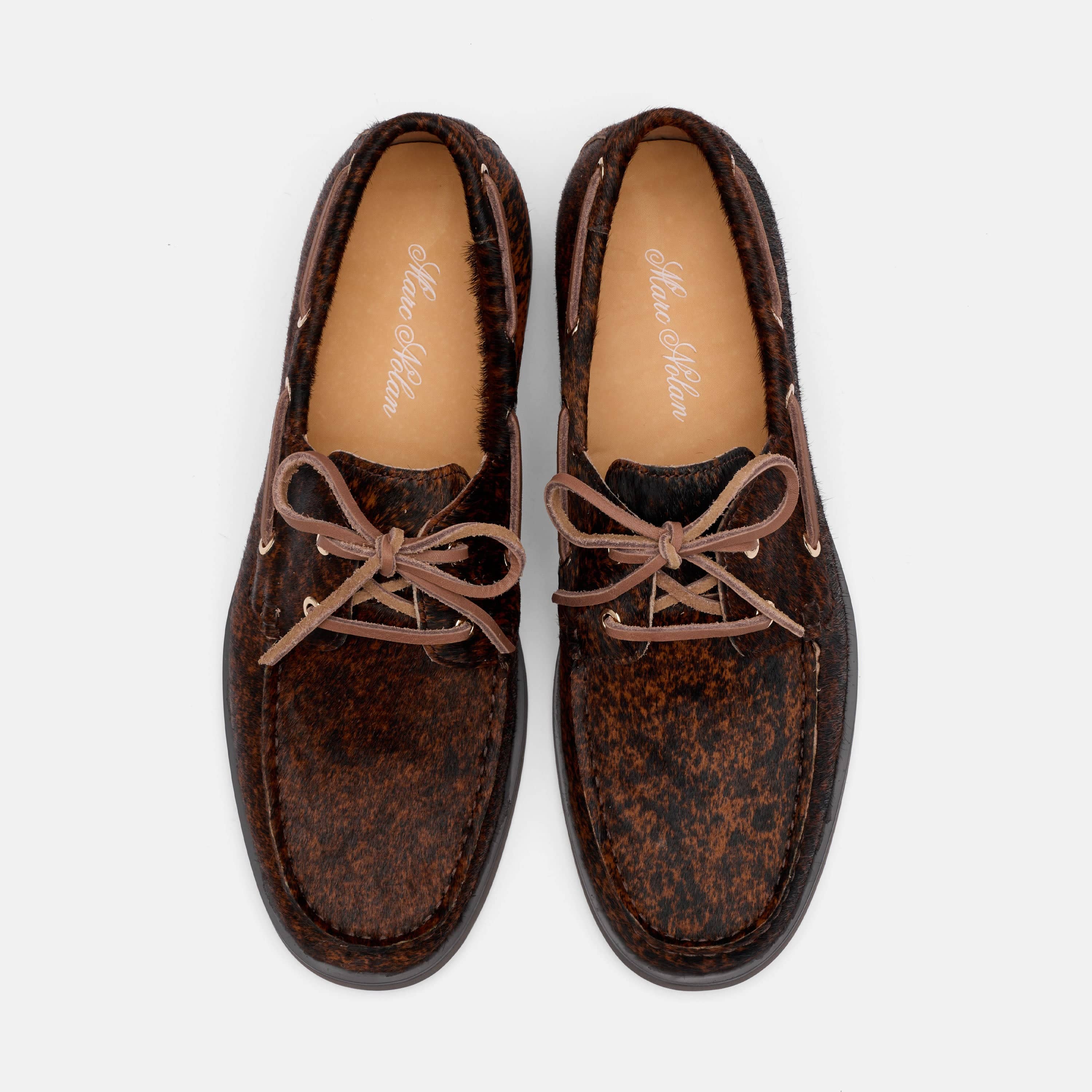 Capri Brown Cowhide Boat Shoes