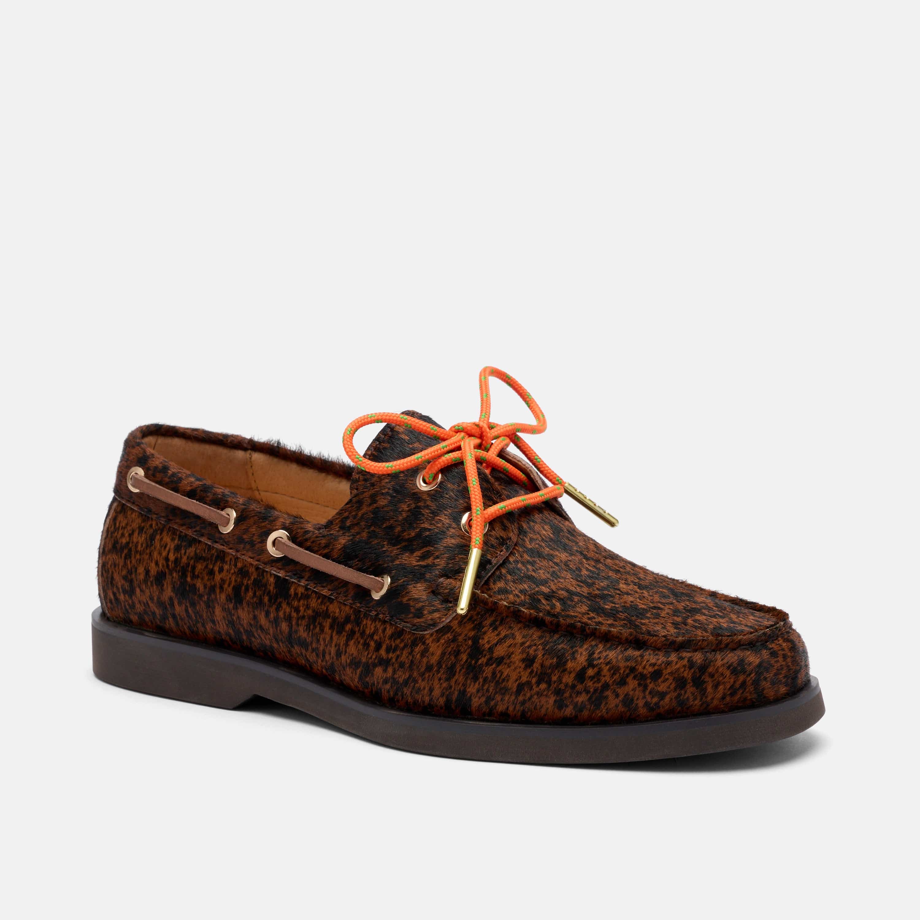 Capri Brown Cowhide Boat Shoes