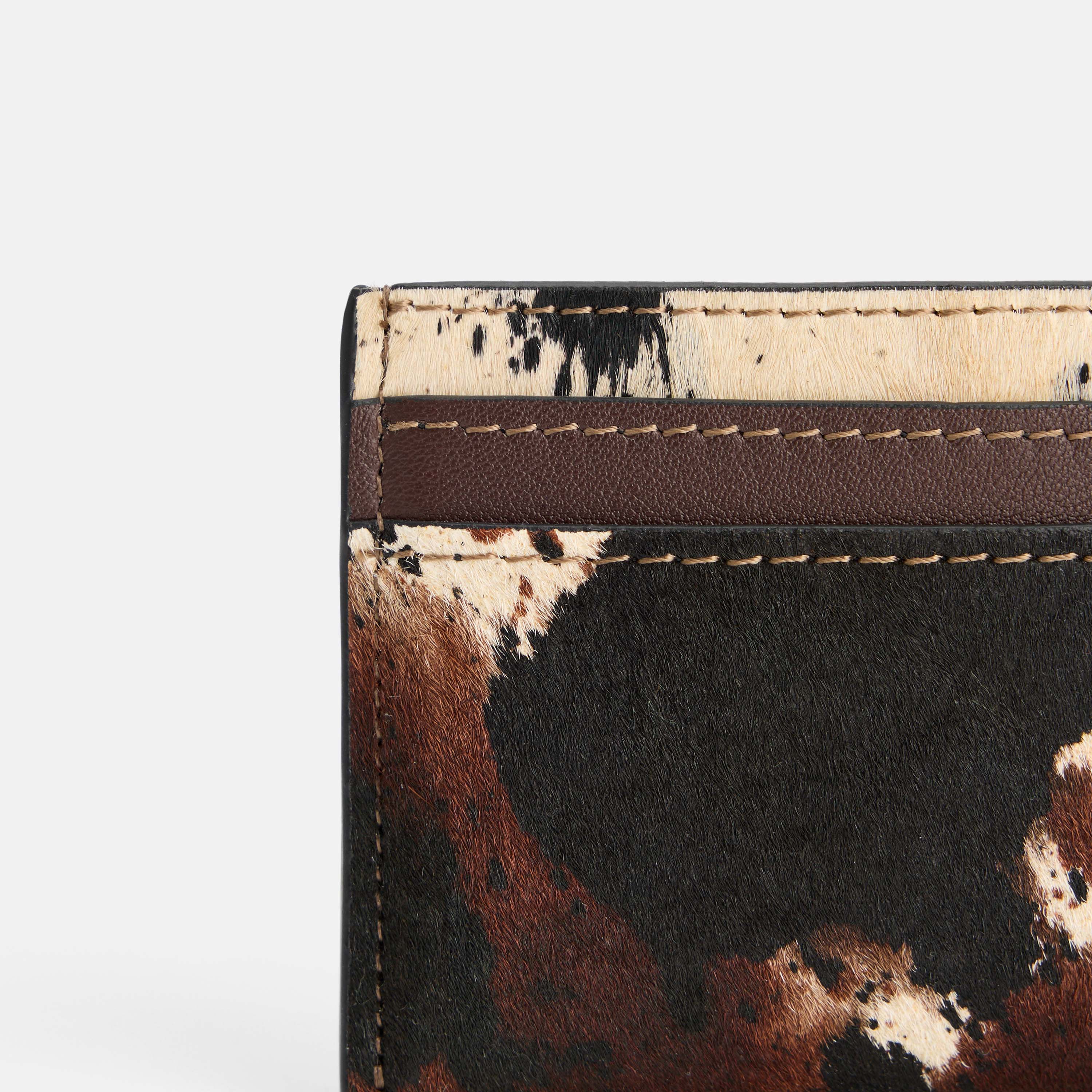 Marc Nolan Leather Card Holder - Dark Horse