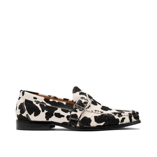 Cato Cowhide Buckle Loafers