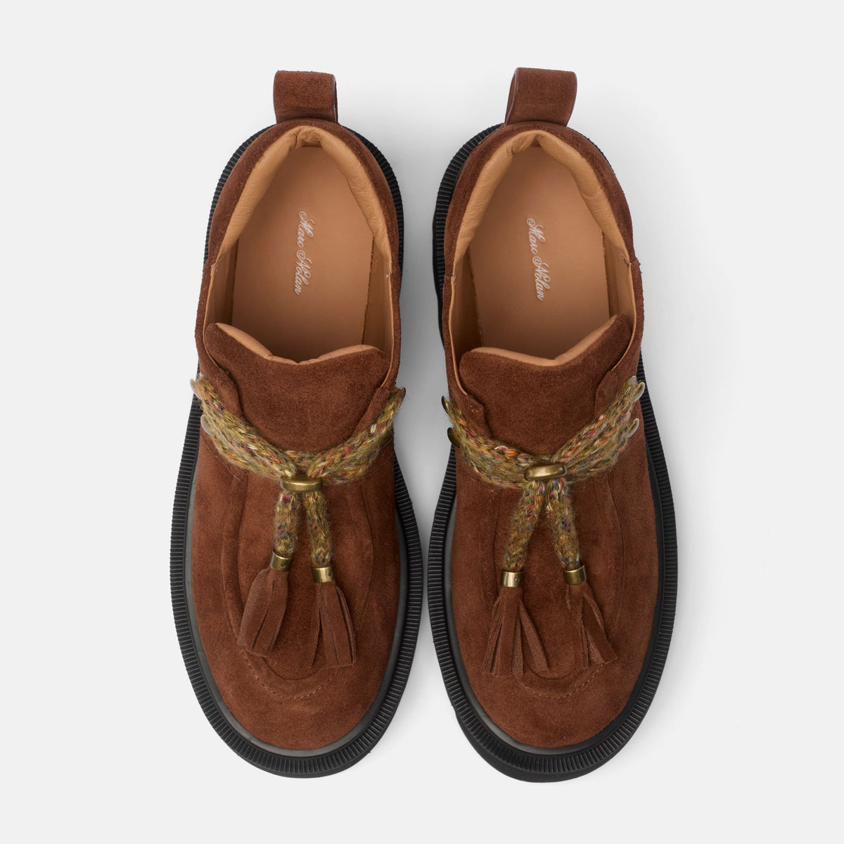 Charlie Tobacco Suede Moc Ankle Boot