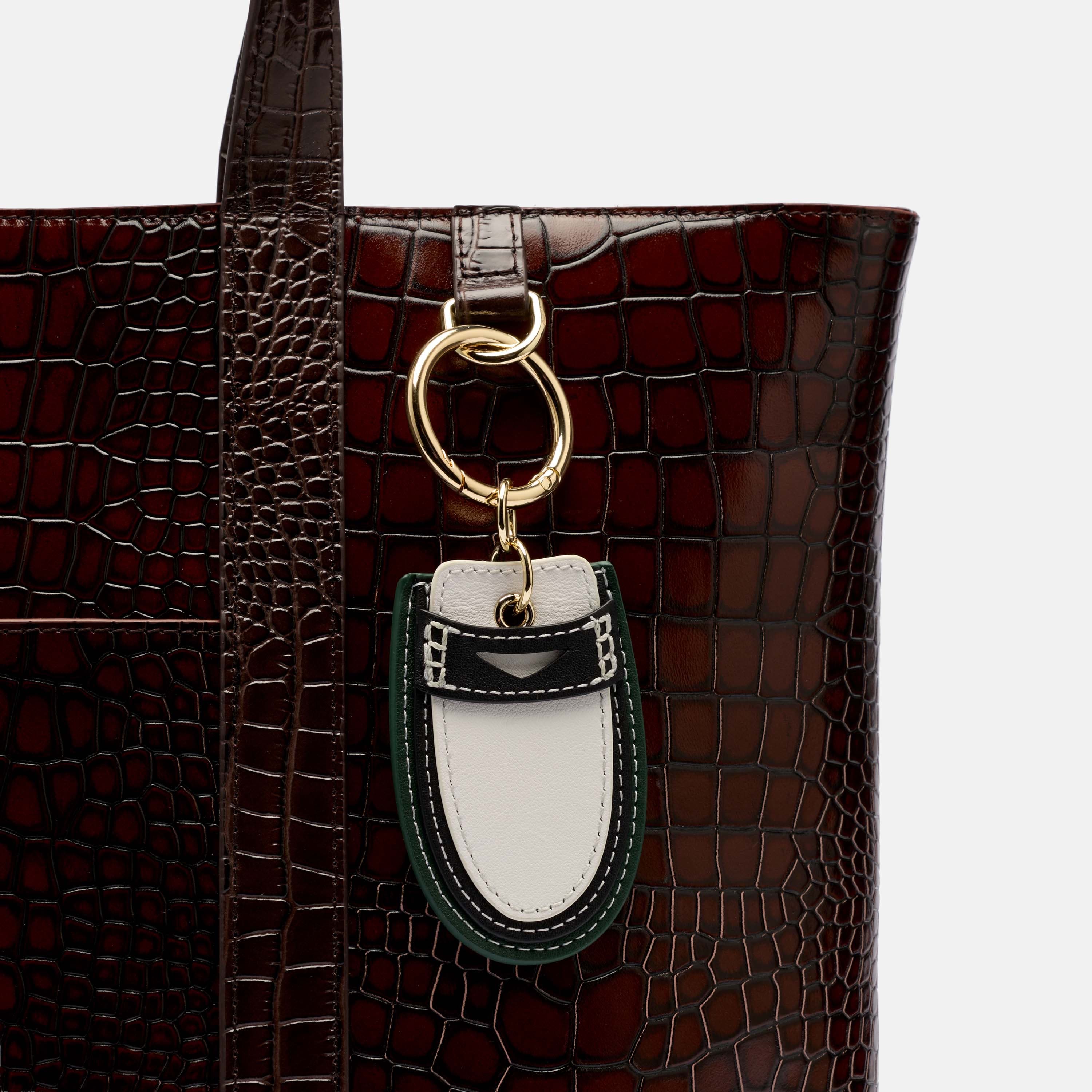 Marc Nolan Leather Bag Charm - Loafer