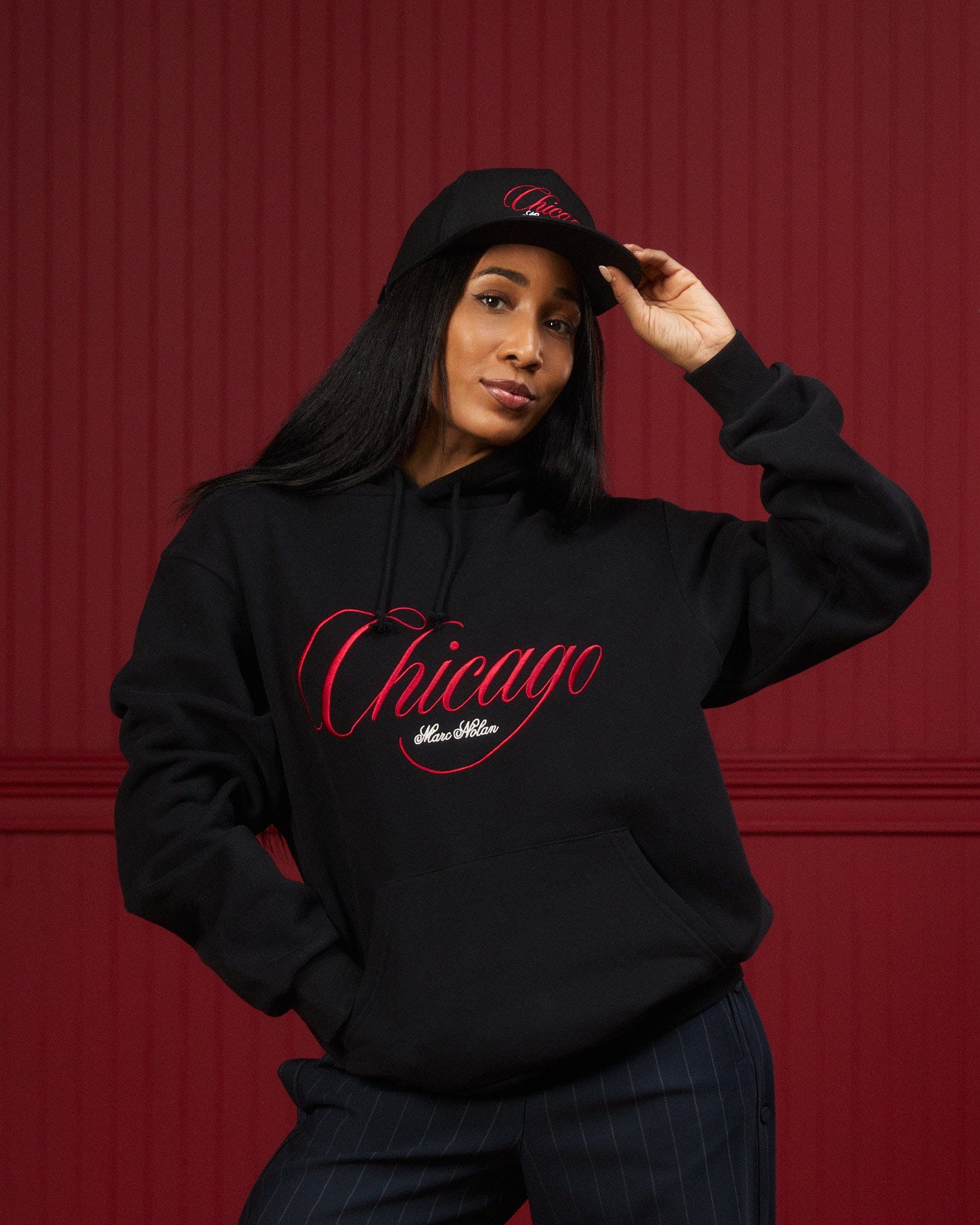 Marc Nolan Chicago Hoodie - Black - Unisex