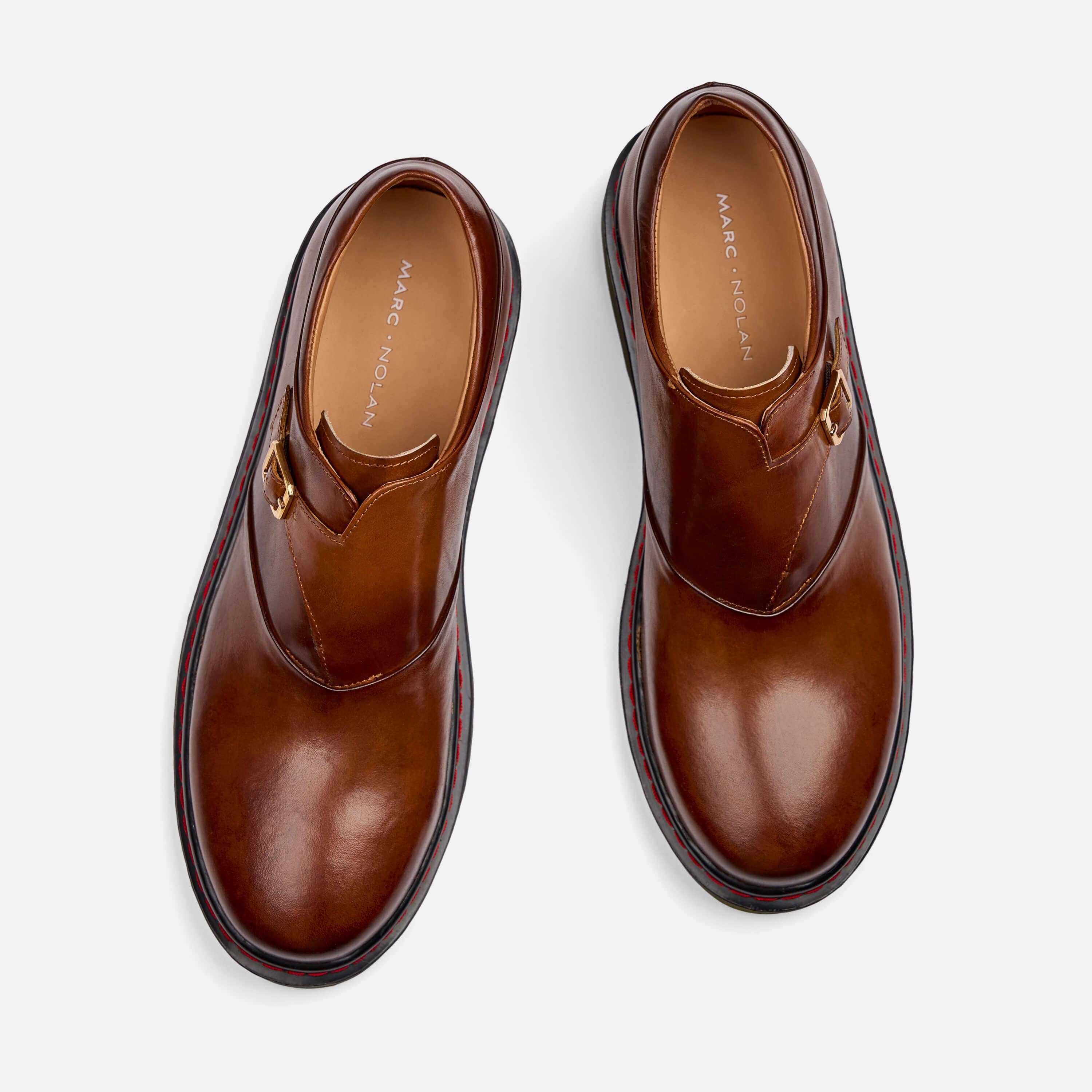 Kendrick Cognac Monk Straps