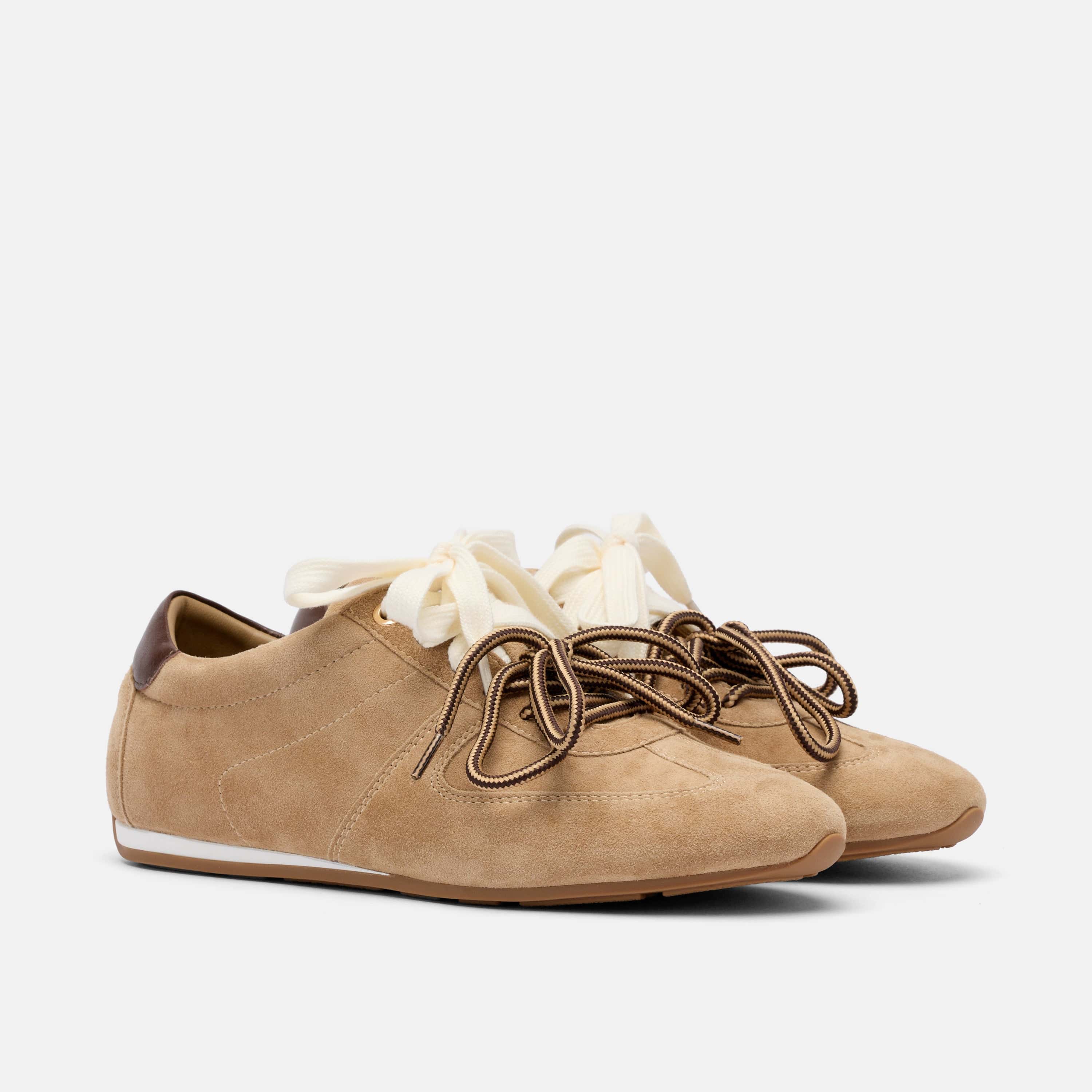 Colette Tan Suede Sneakers