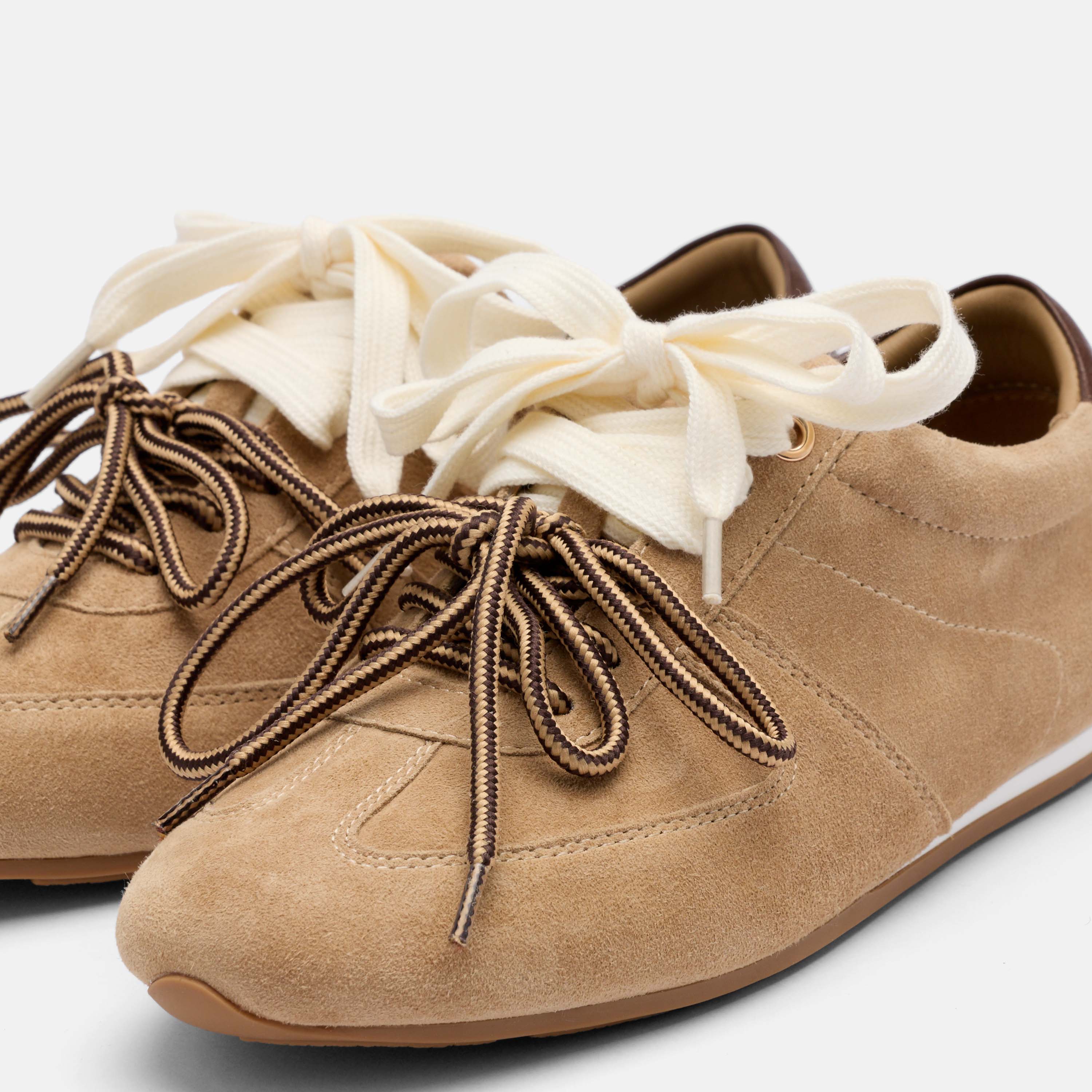 Colette Tan Suede Sneakers