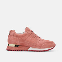 Ms. Ash Coral Pink Suede Trainers