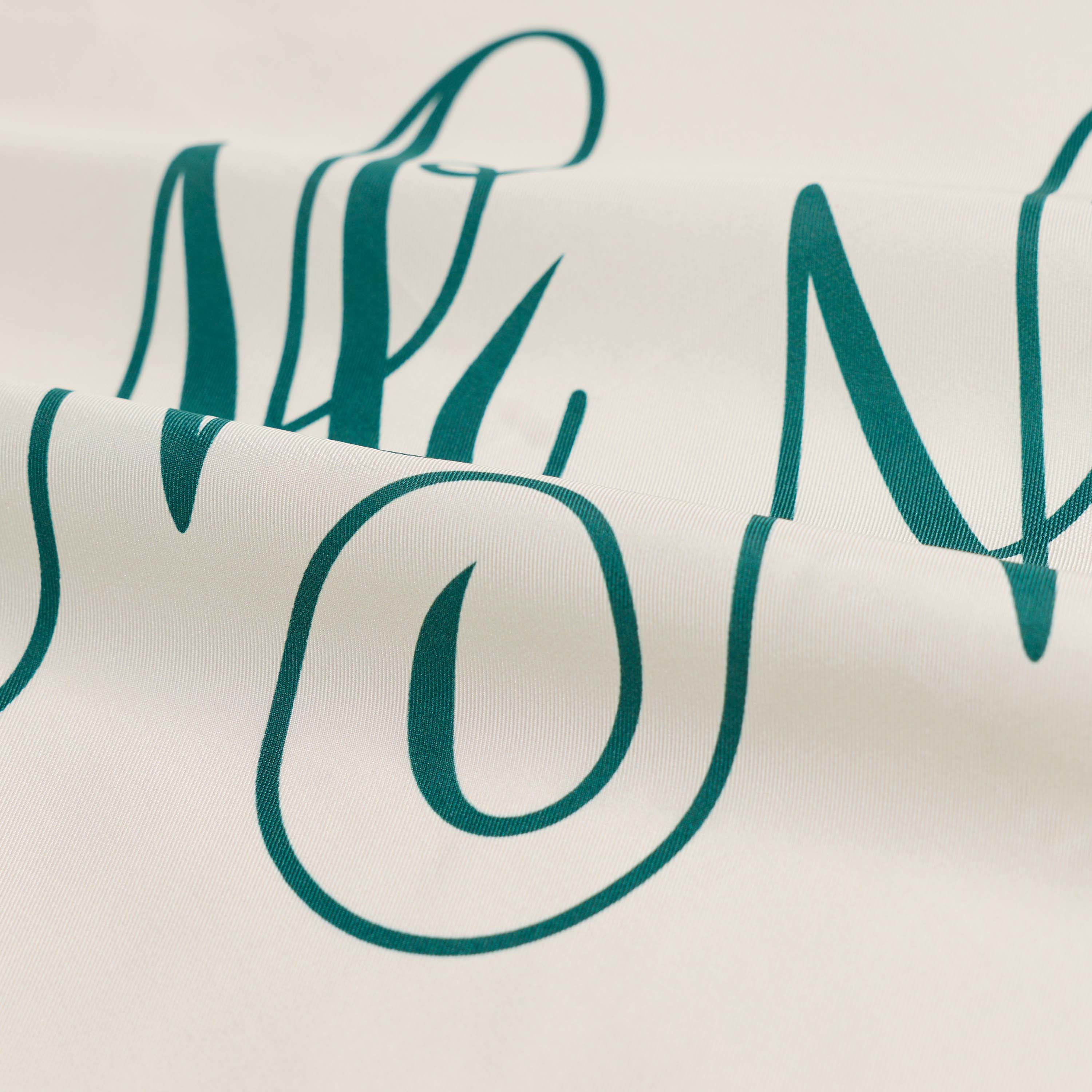 Marc Nolan Silk Scarf - Cream