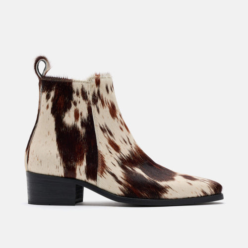 Dante Tiger Horse Pony Hair Chelsea Boots