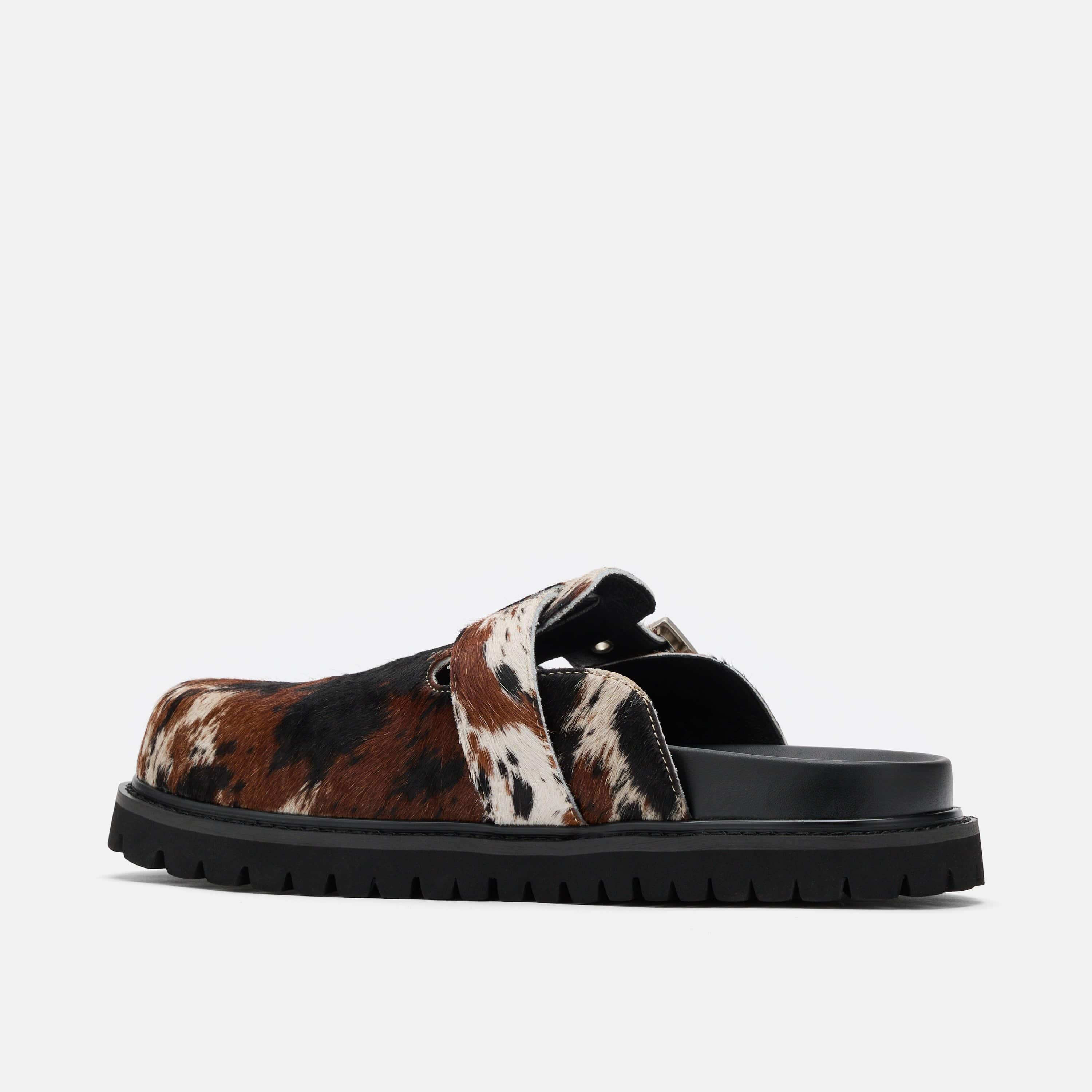 Shiloh Dark Horse Loafer Mules