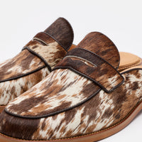 Del Mar Dark Horse Loafer Mules