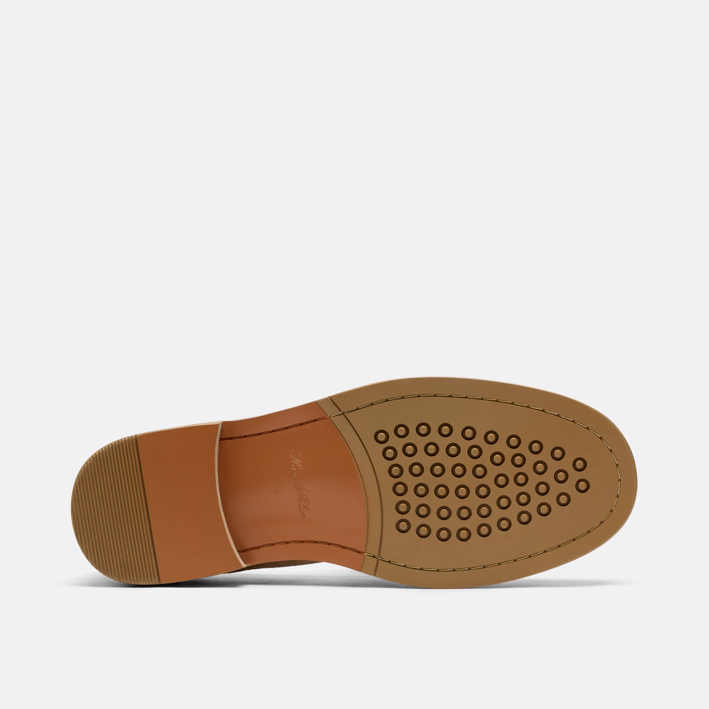 Denzel Light Caramel Suede Tassel Loafers