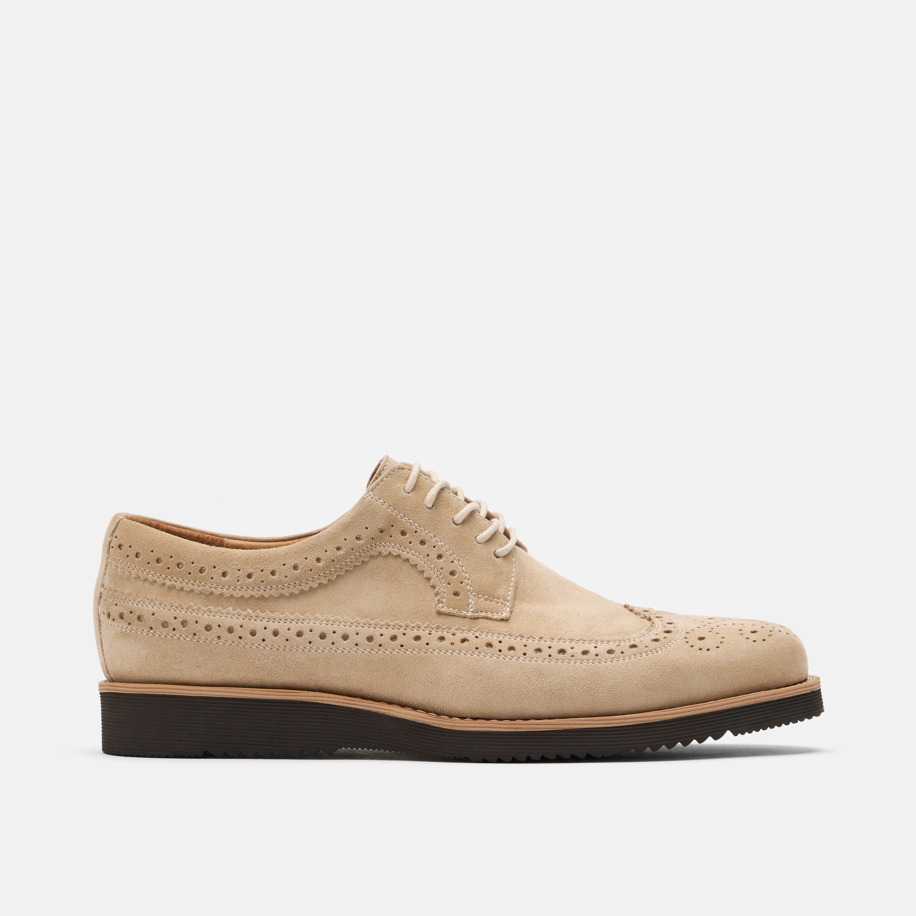 Alexander Desert Sand Suede Longwing Sneakers