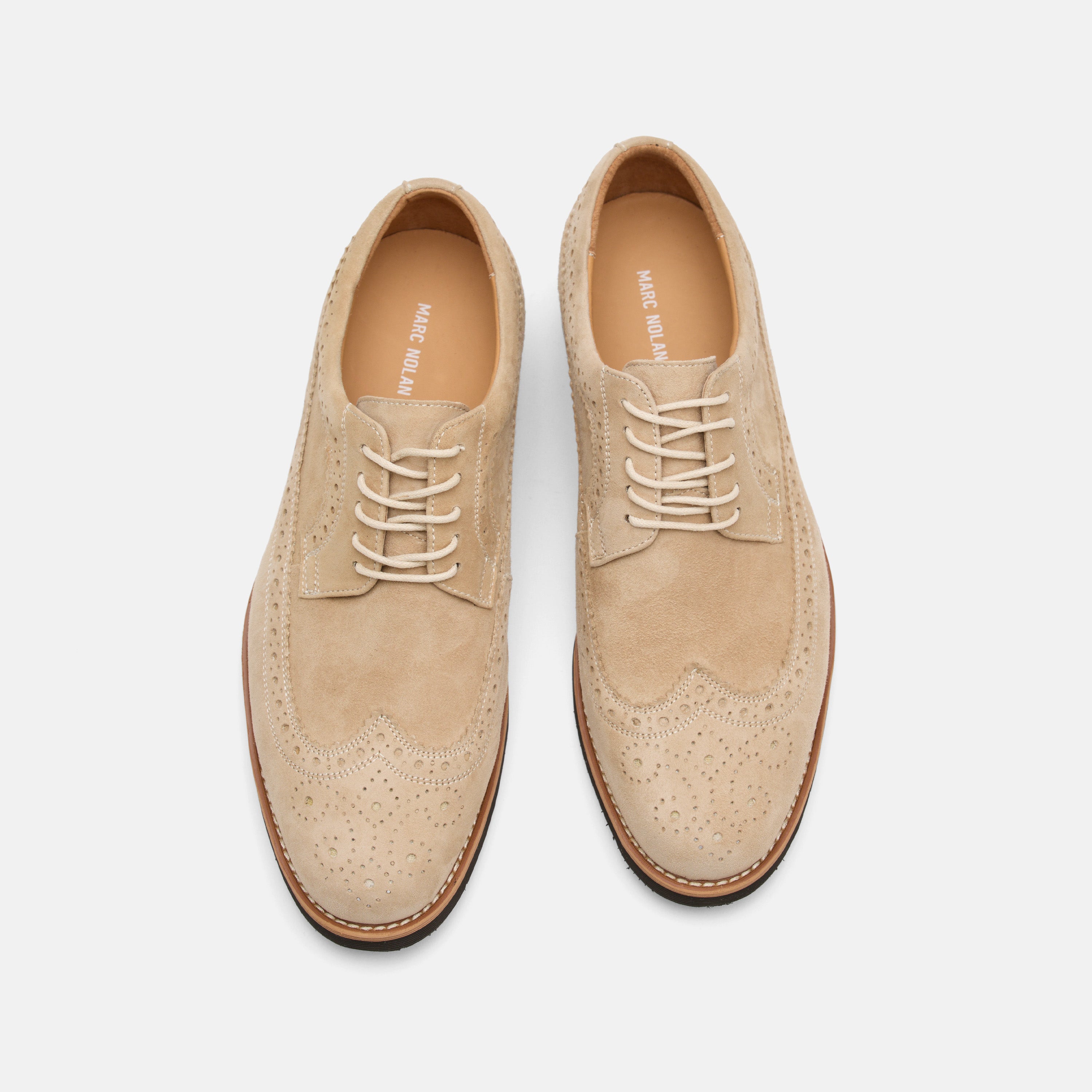 Alexander Desert Sand Suede Longwing Sneakers