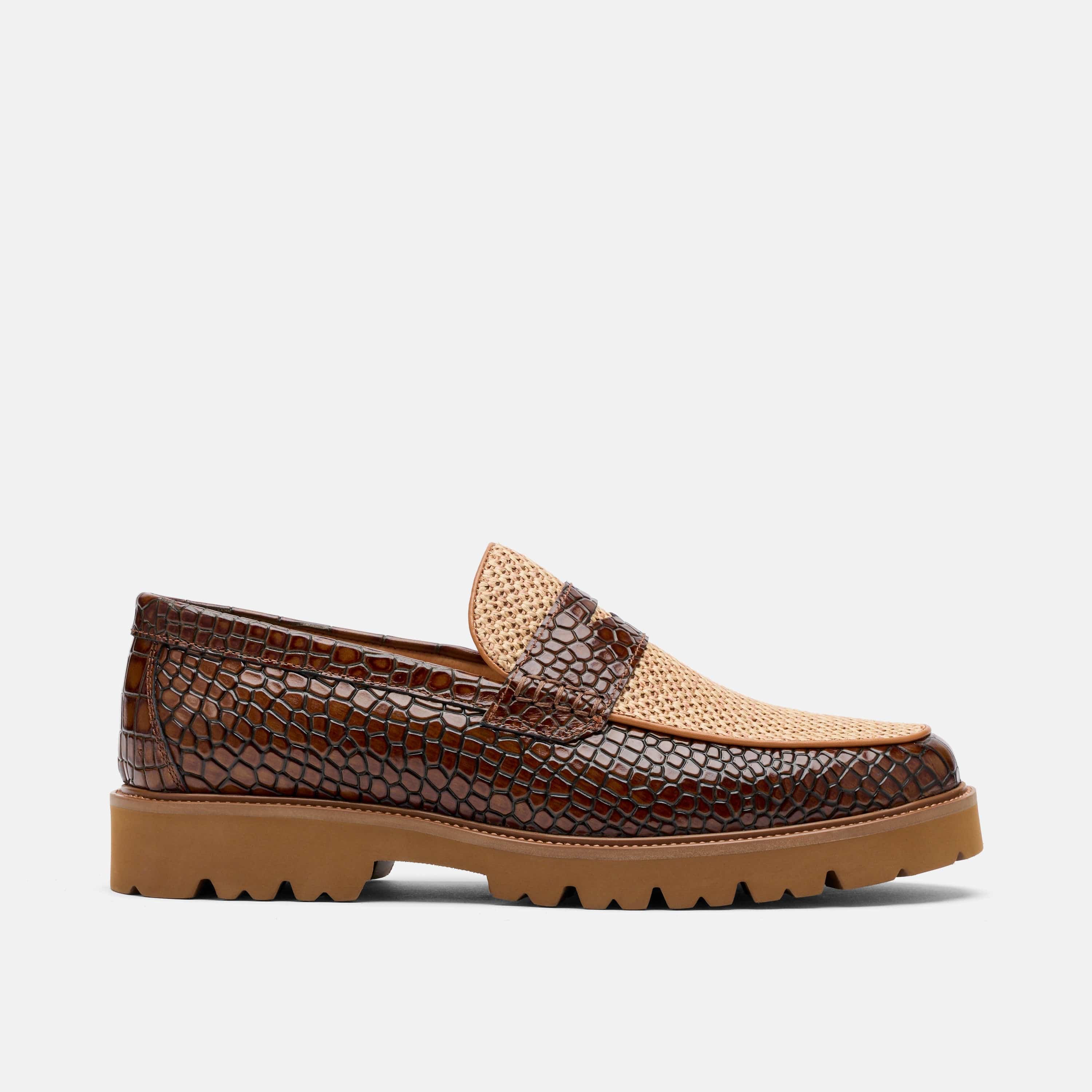 Diazzee 'La Palma' Lug Penny Loafers