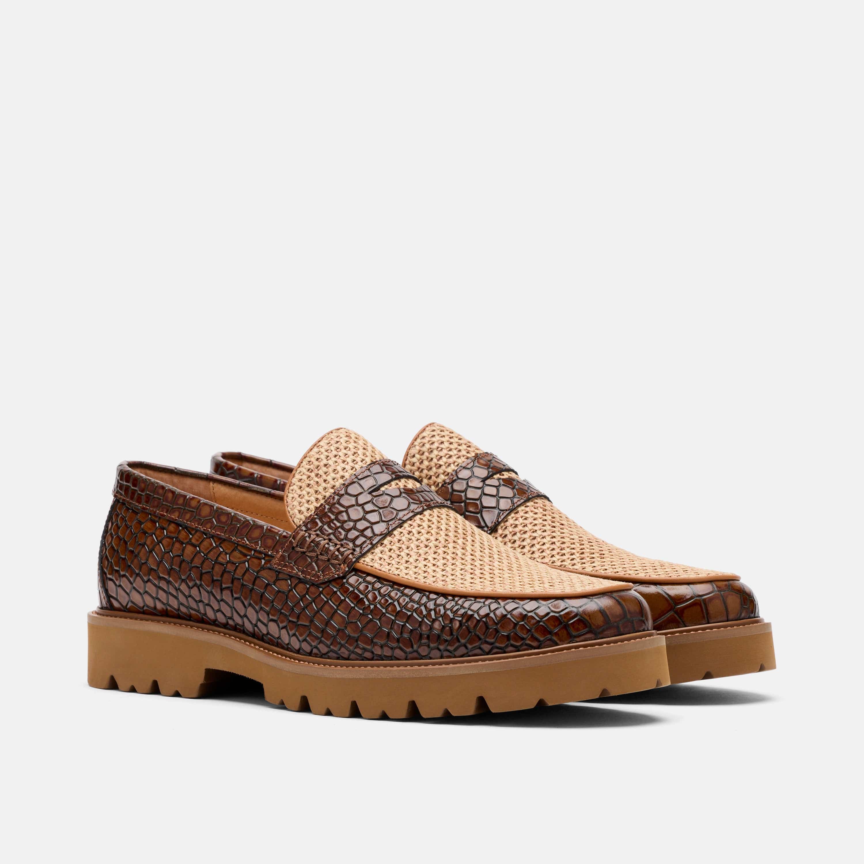 Diazzee 'La Palma' Lug Penny Loafers