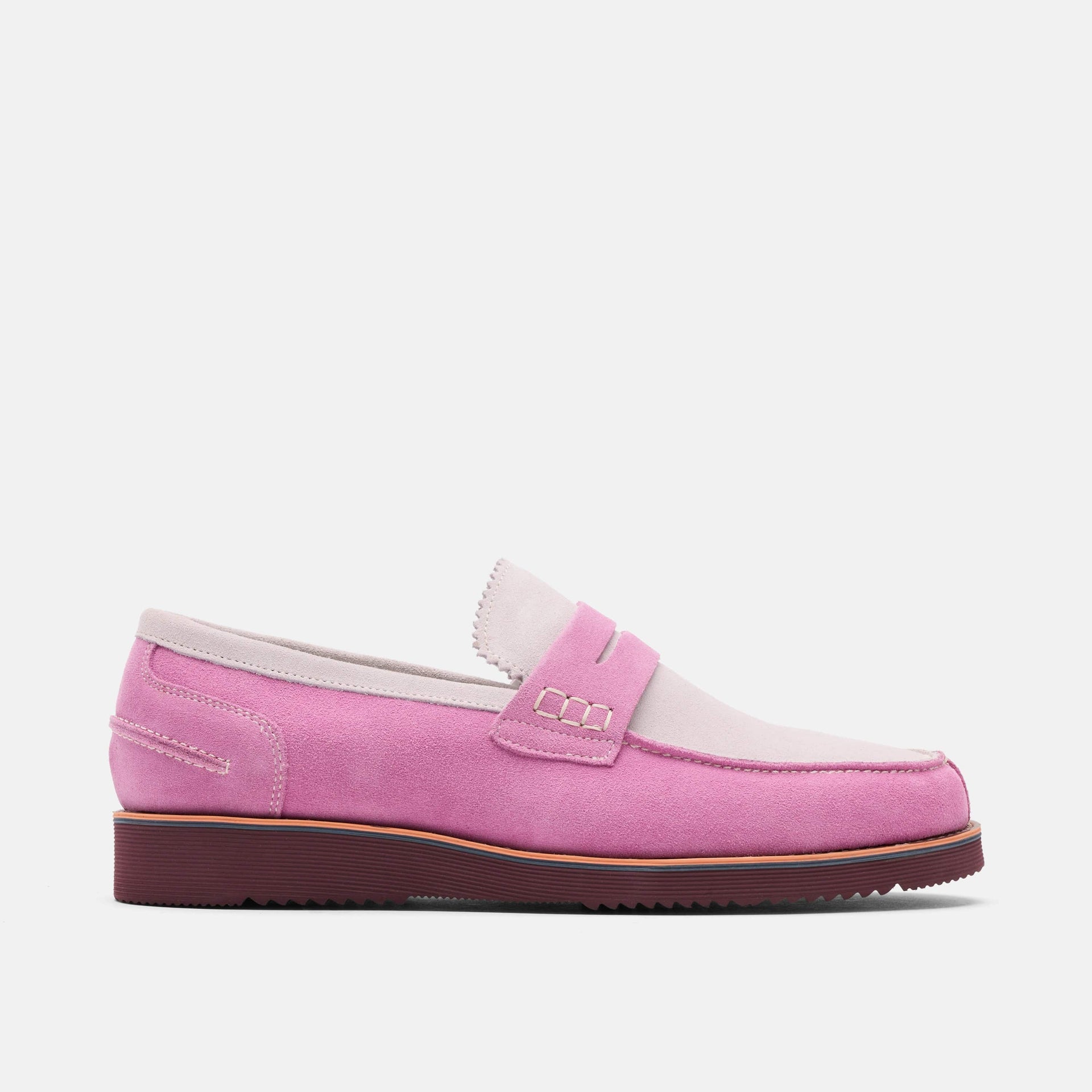 Abe Dusty Suede Penny Loafers