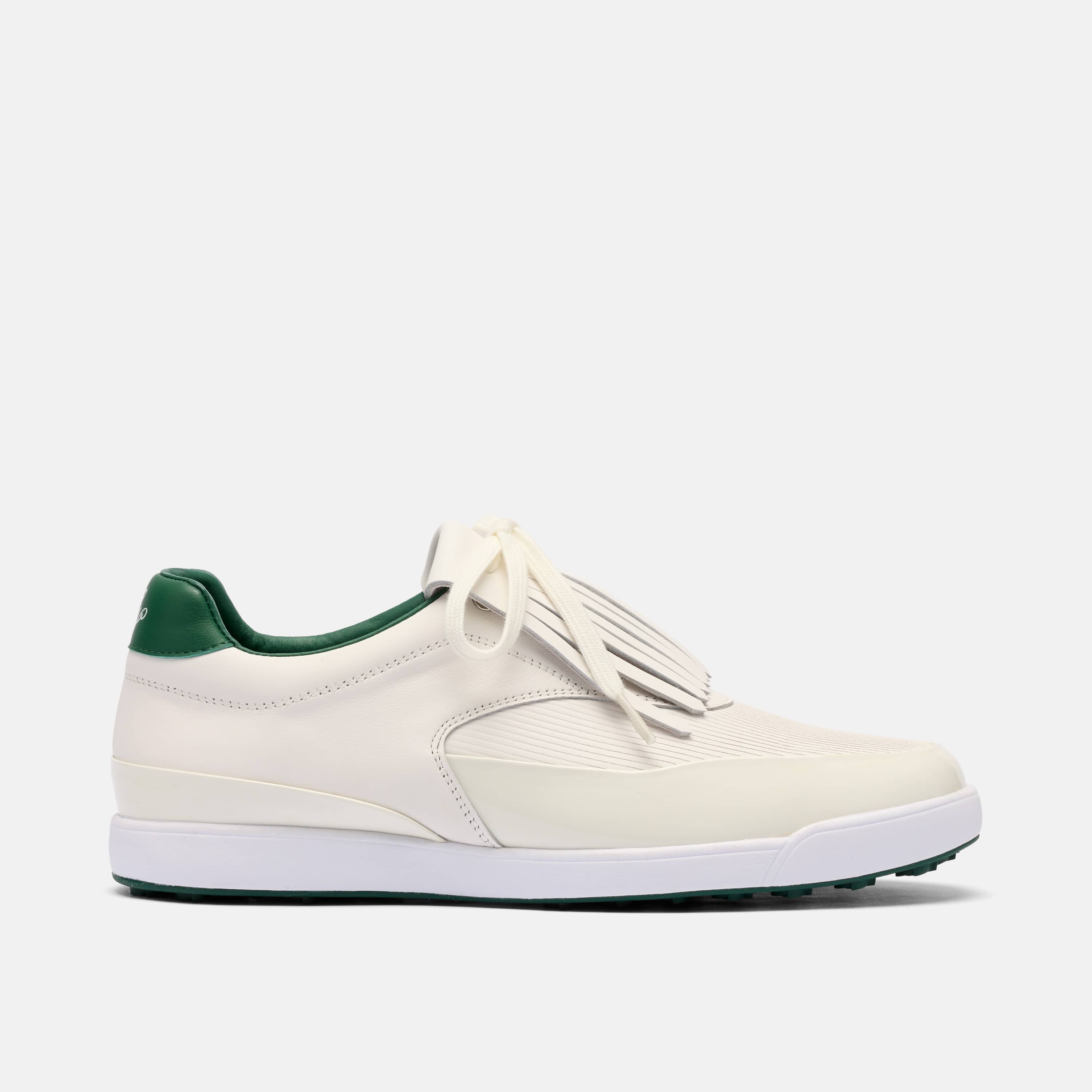 Fairway White/Cream Leather Golf Shoe