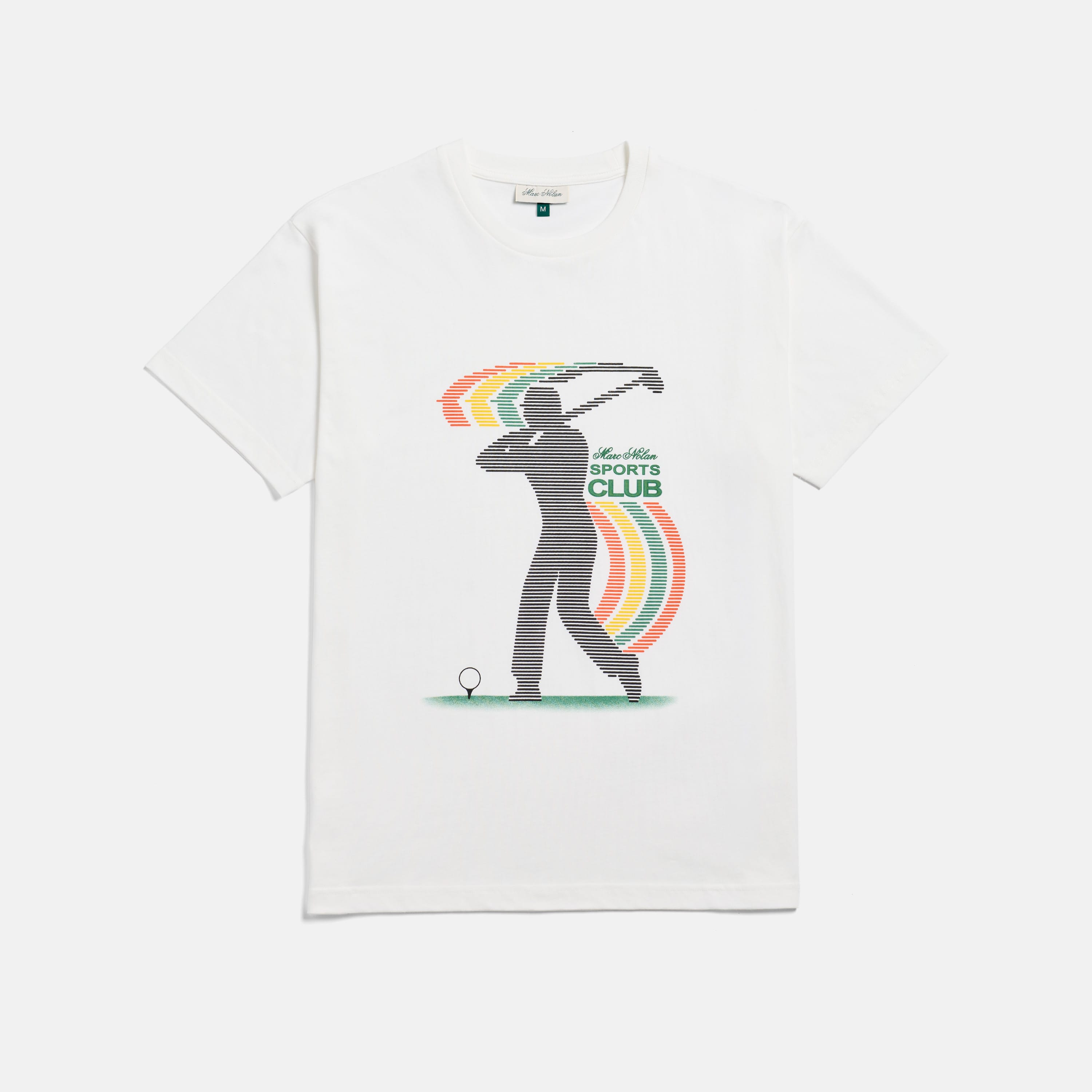 Marc Nolan Sport Club Golf Tee - White