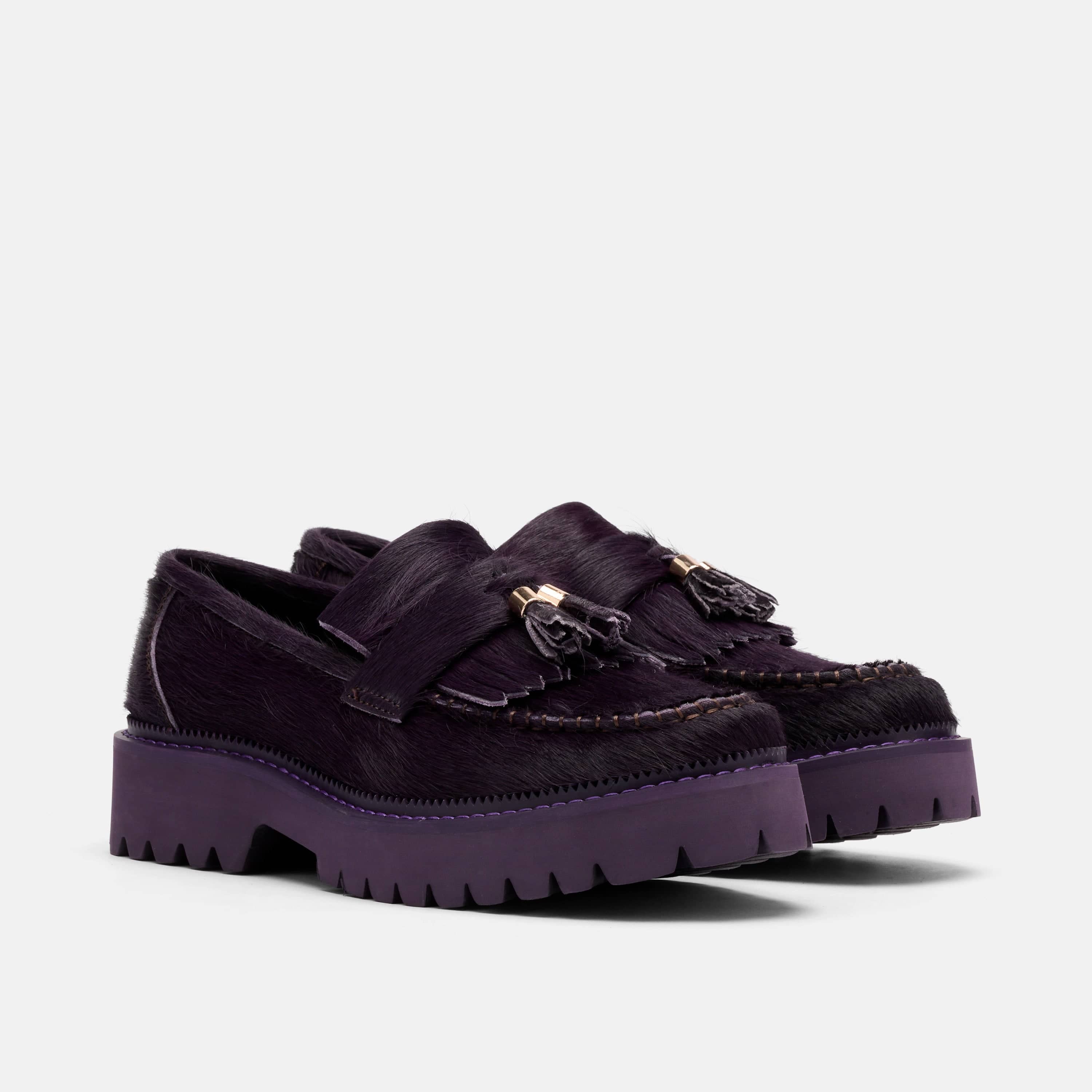 Iris by TheARTI$T Lug Tassel Loafers (Women's)