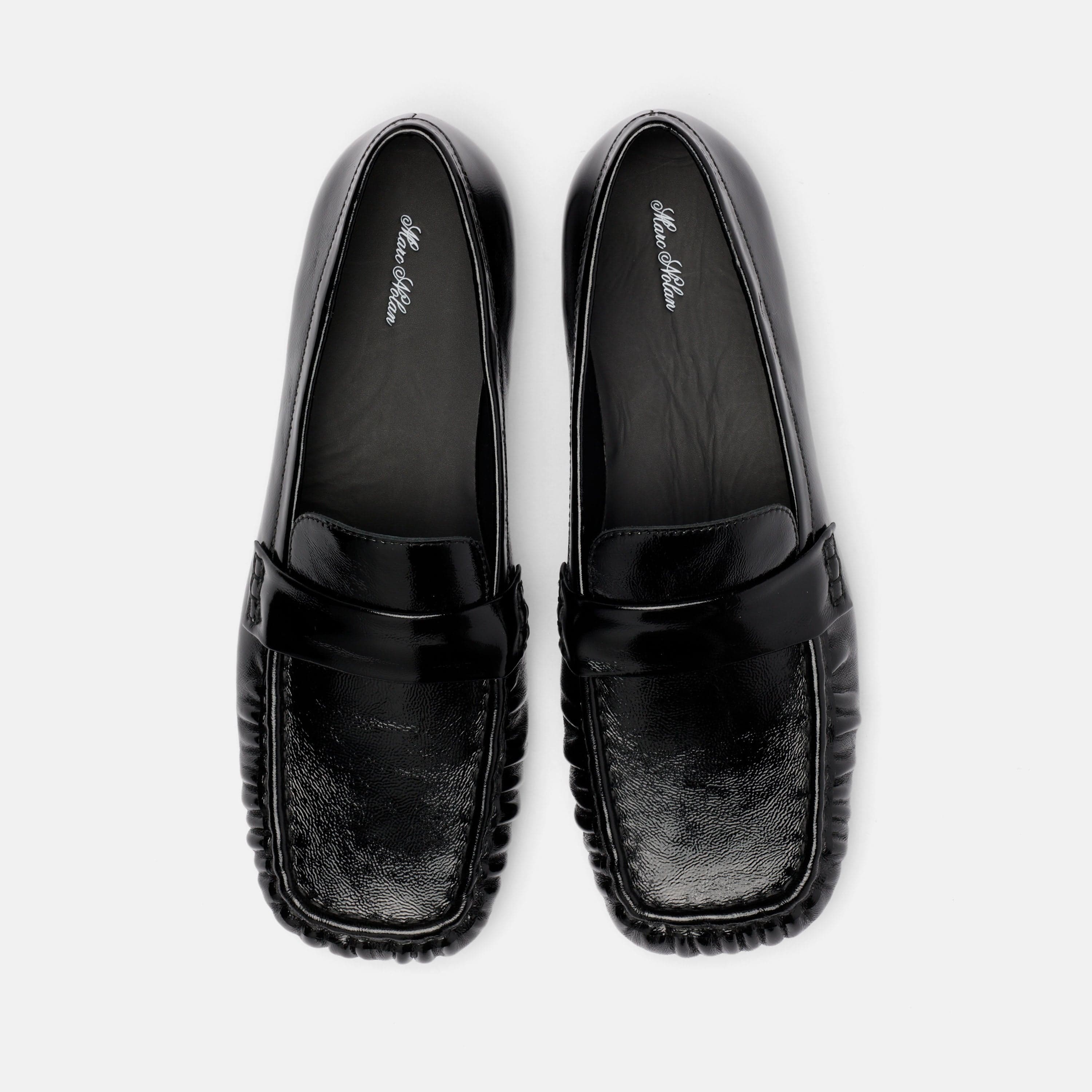 Jane Black Patent Leather Flats