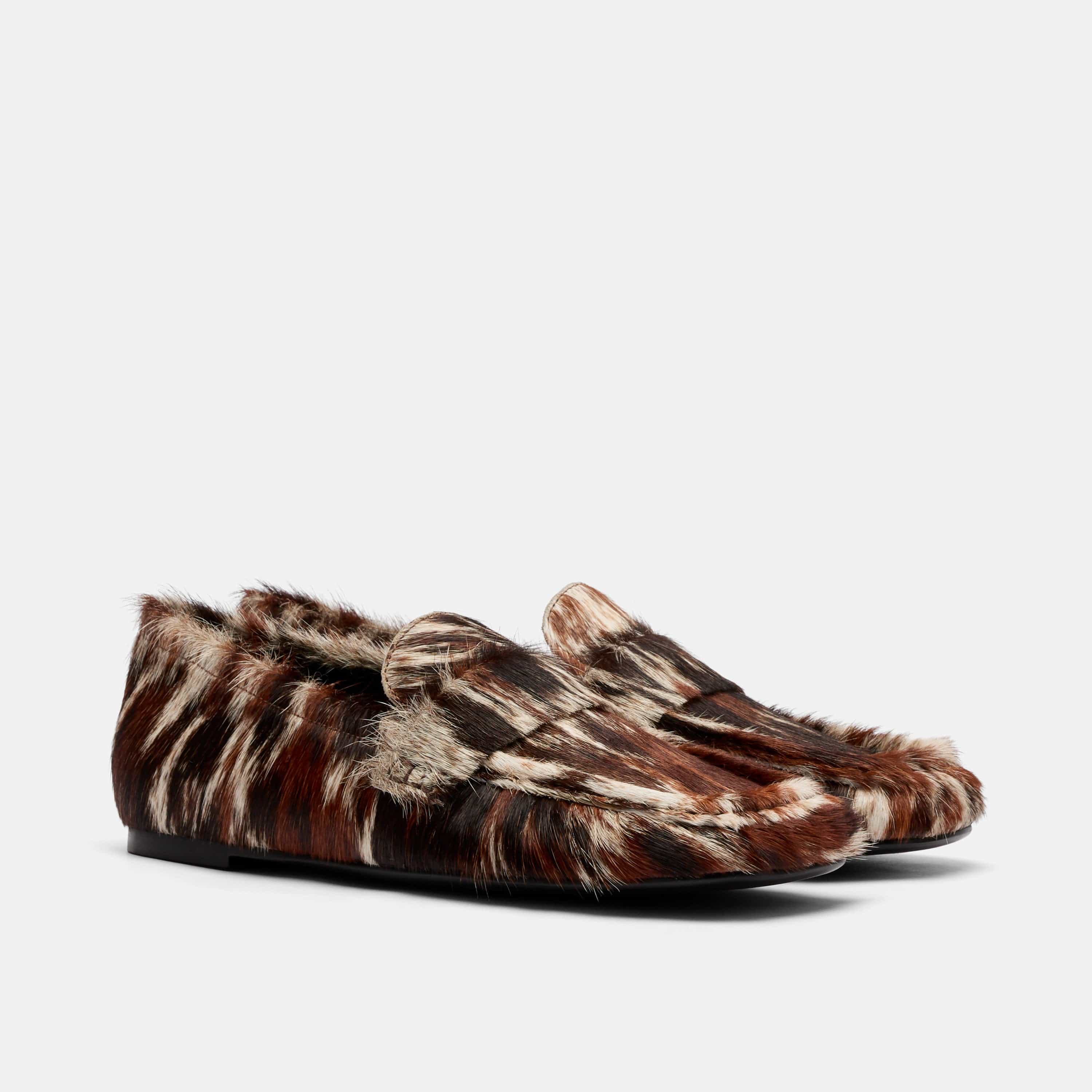 Jane Dark Horse Pony Hair Flats