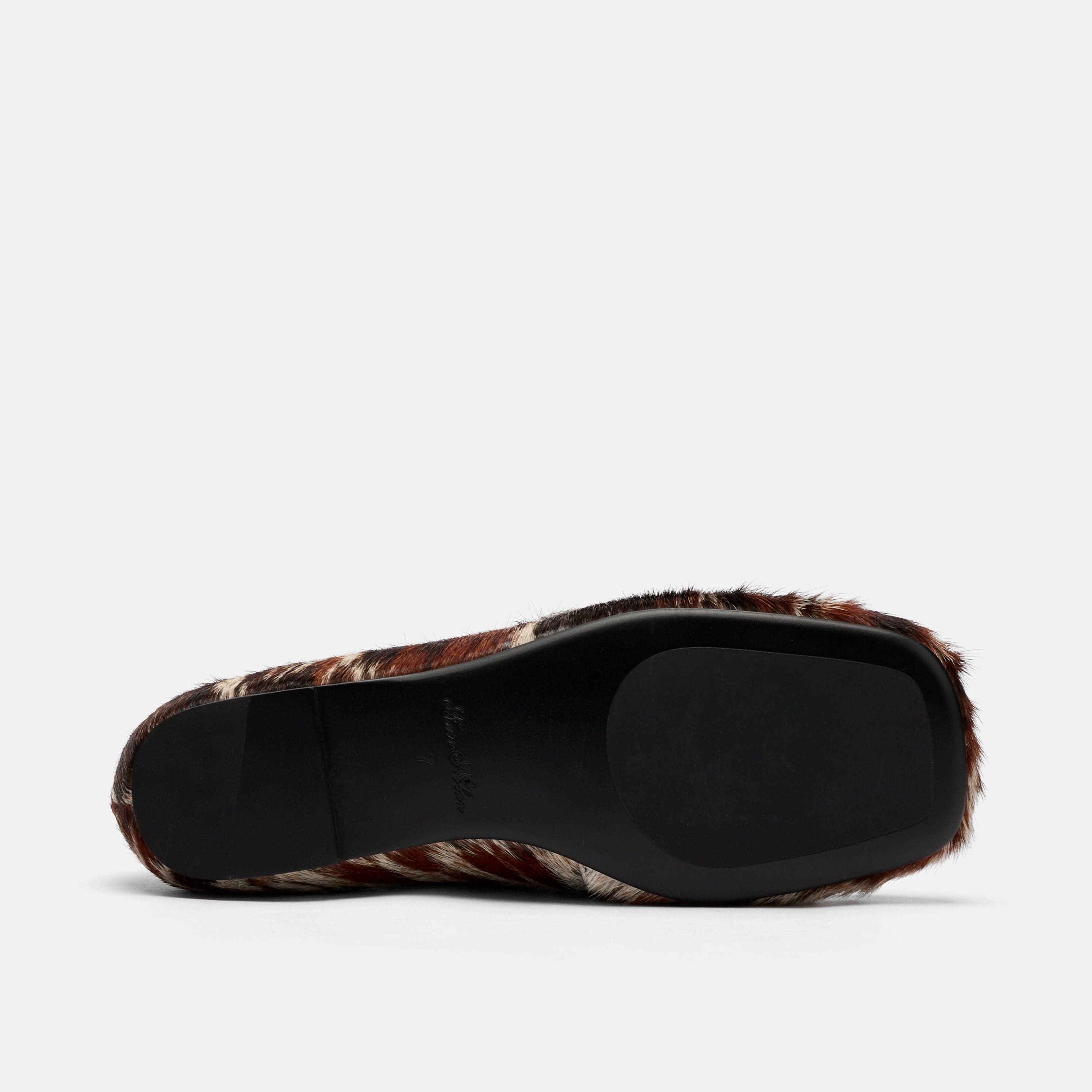 Jane Dark Horse Pony Hair Flats
