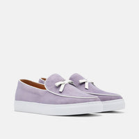 Odell Lavender Suede Belgian Loafer Sneakers