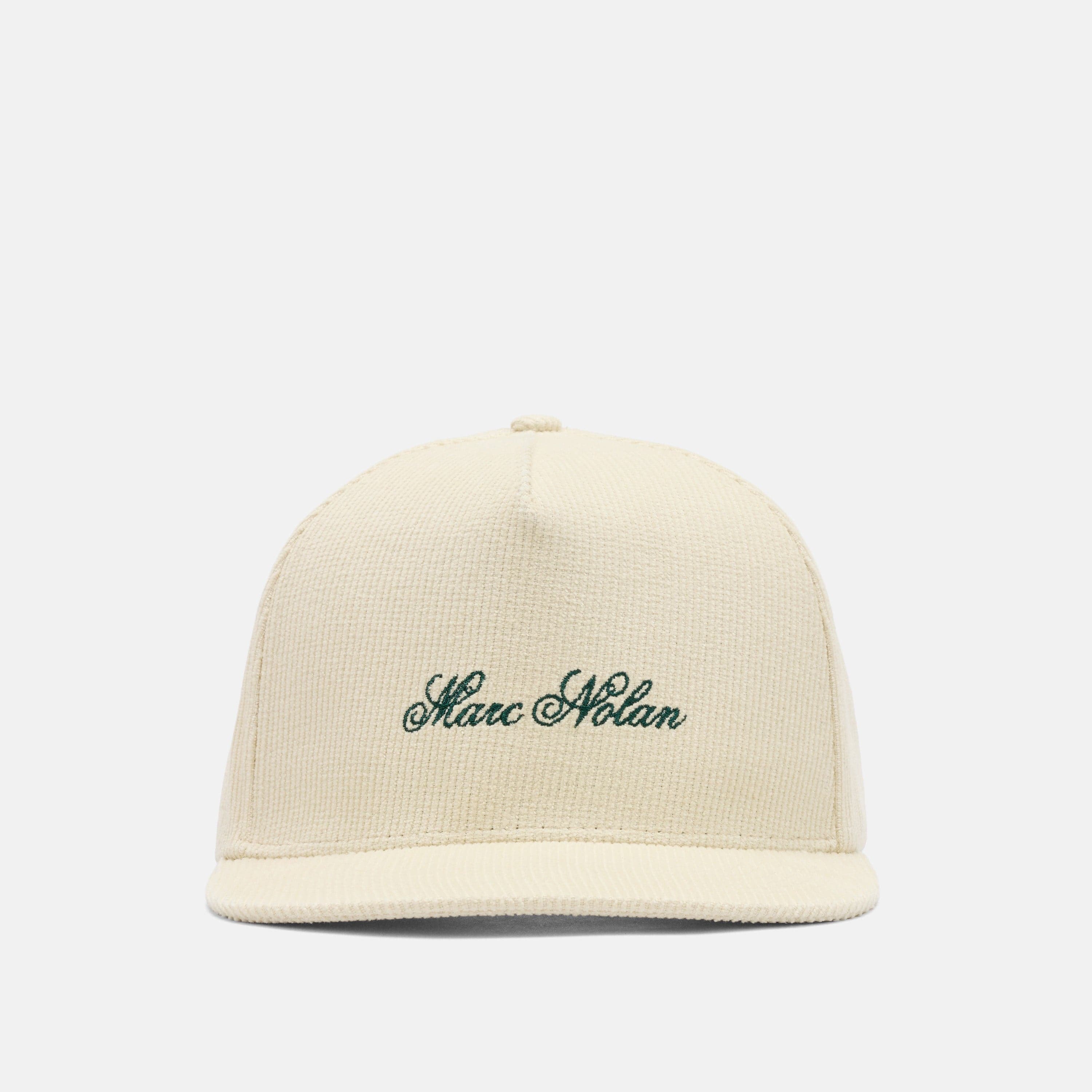 Marc Nolan Corduroy Logo Hat - Cream