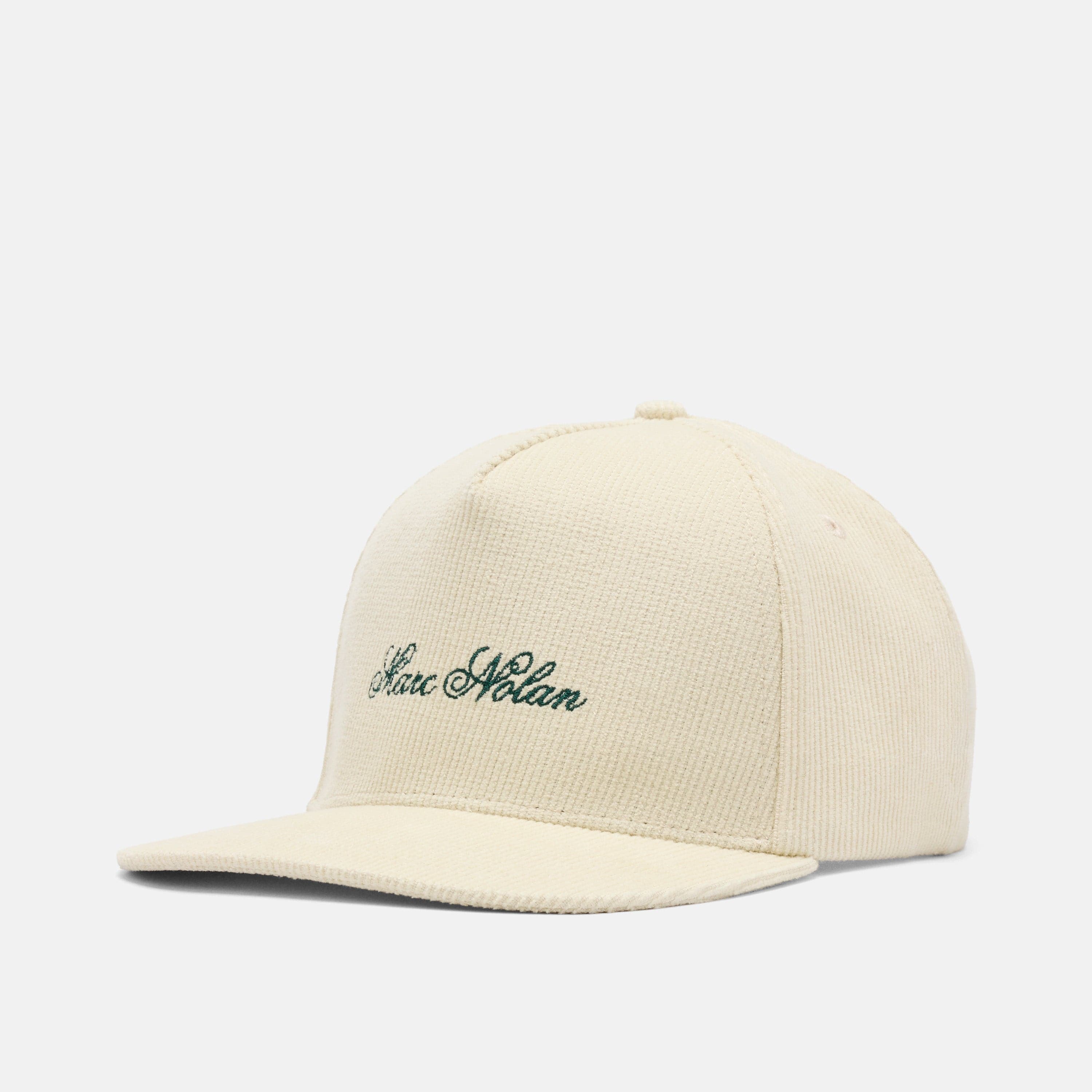 Marc Nolan Corduroy Logo Hat - Cream