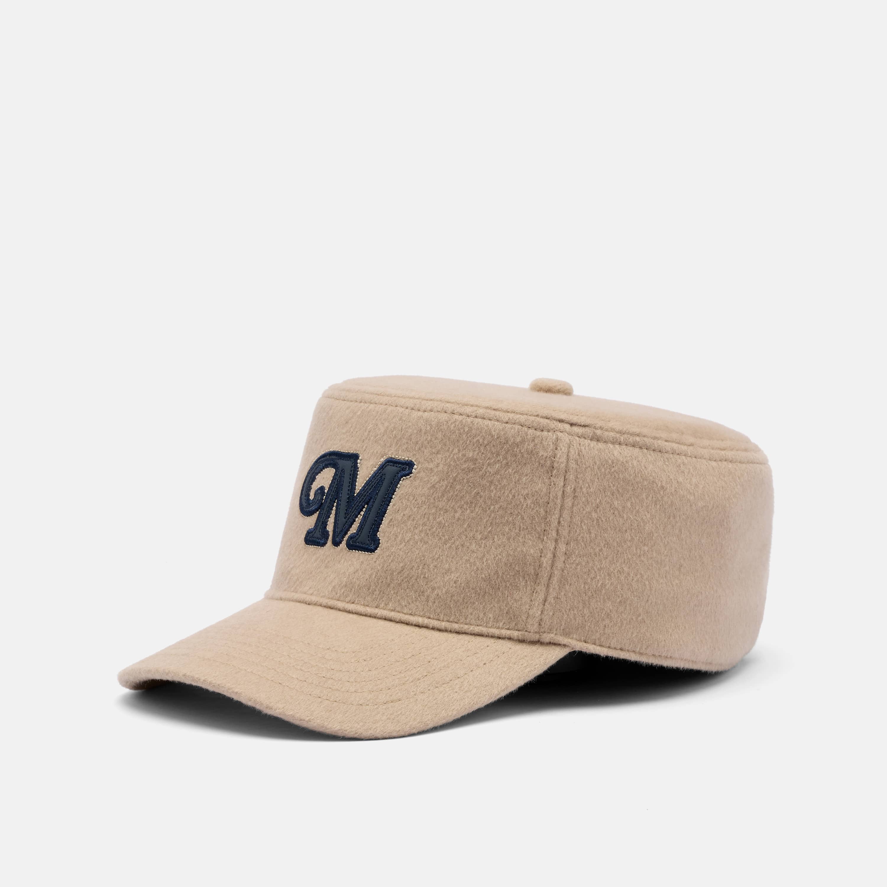 Marc Nolan M Logo Hat - Beige/Navy