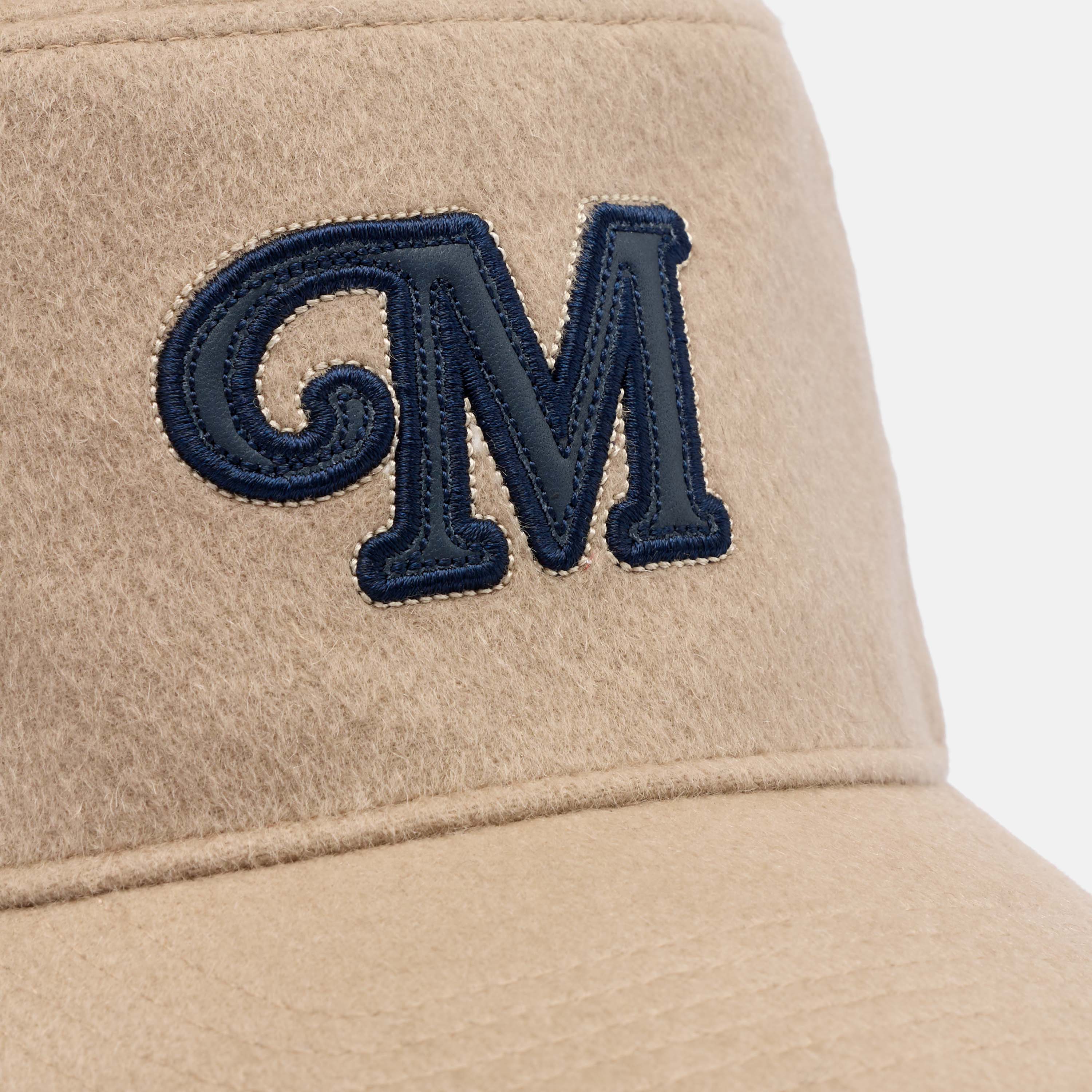 Marc Nolan M Logo Hat - Beige/Navy