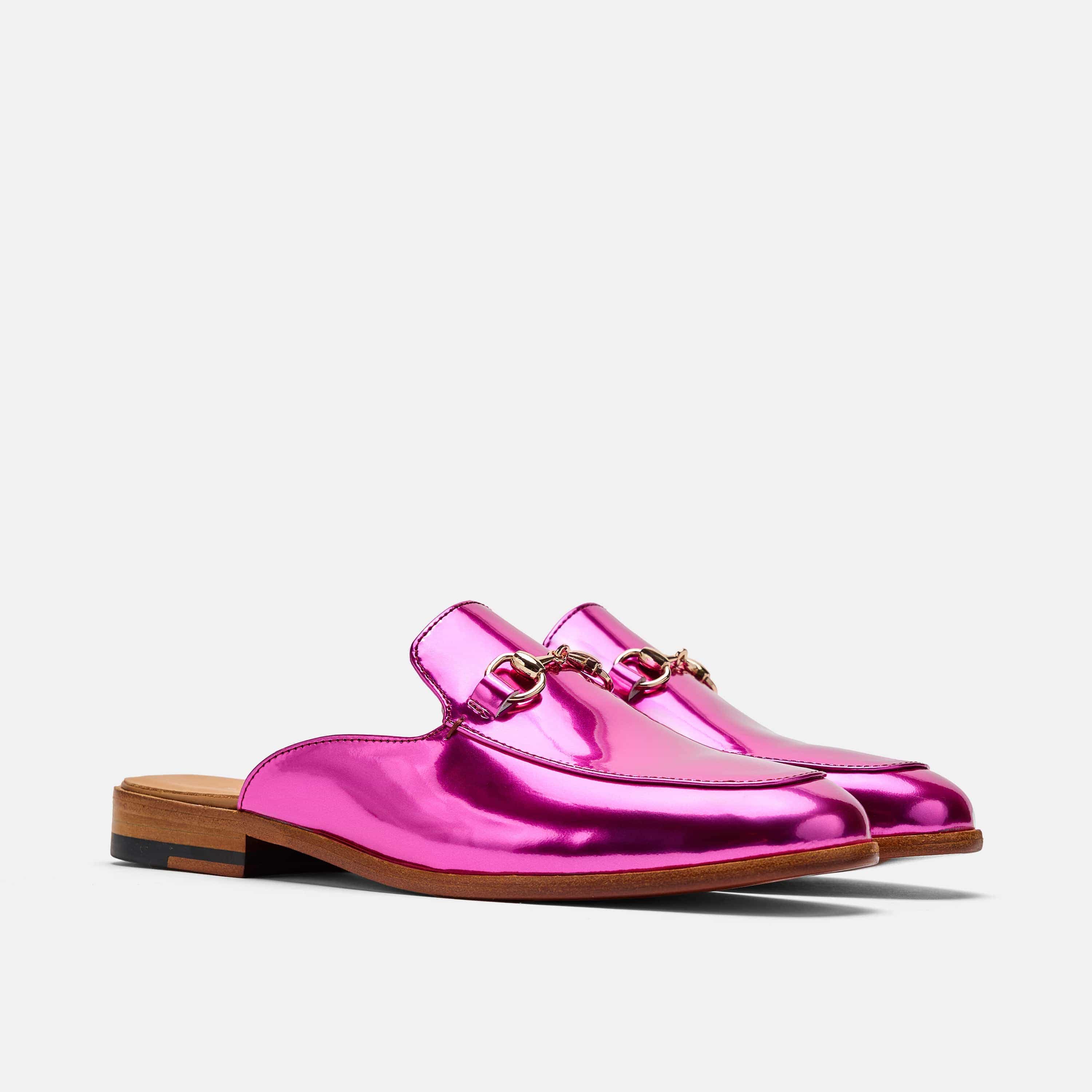 Ms. Del Sol Magenta Loafer Mule